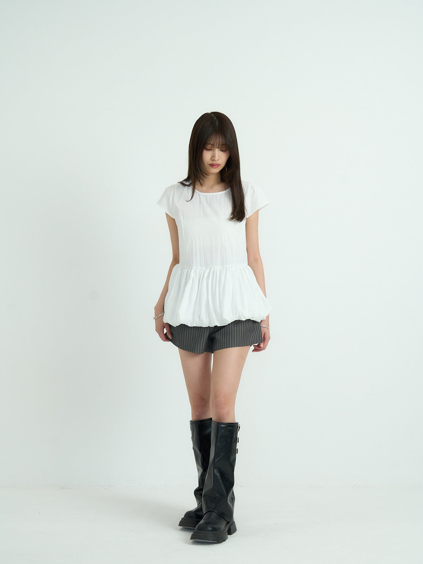 プリーツ ショートパンツ 大人カジュアル レディース Uenui