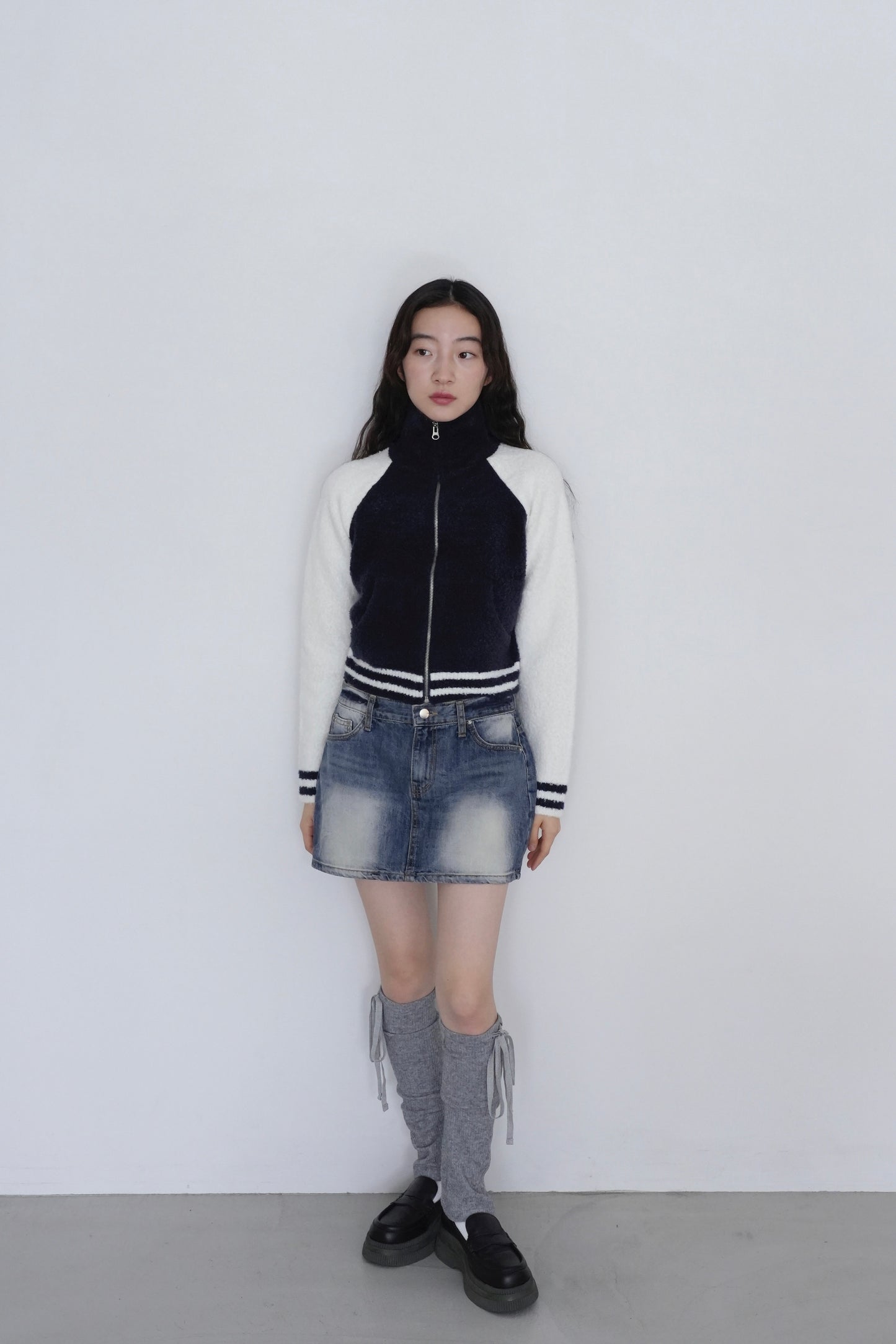 fluff jersey jacket
