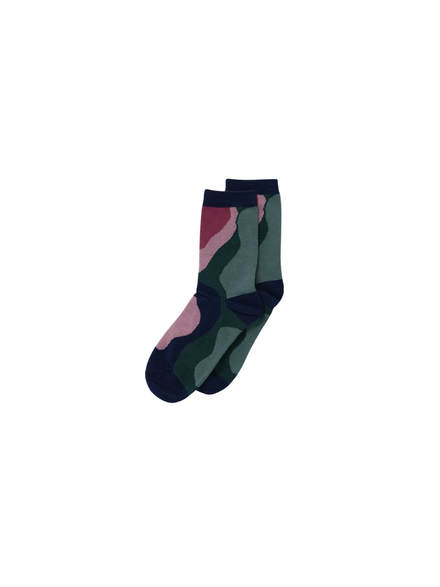 マーブル デザインソックス カジュアルガーリー レディース Uenui