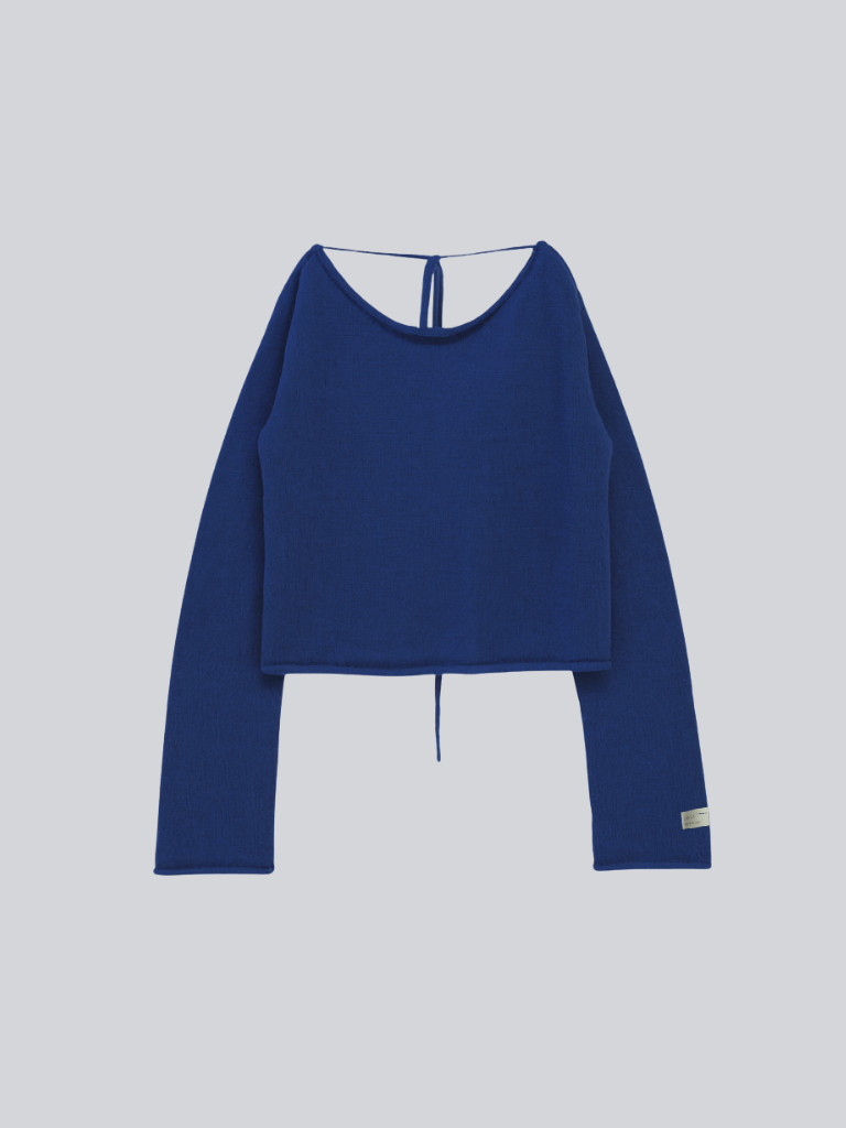 tie ribbon knit