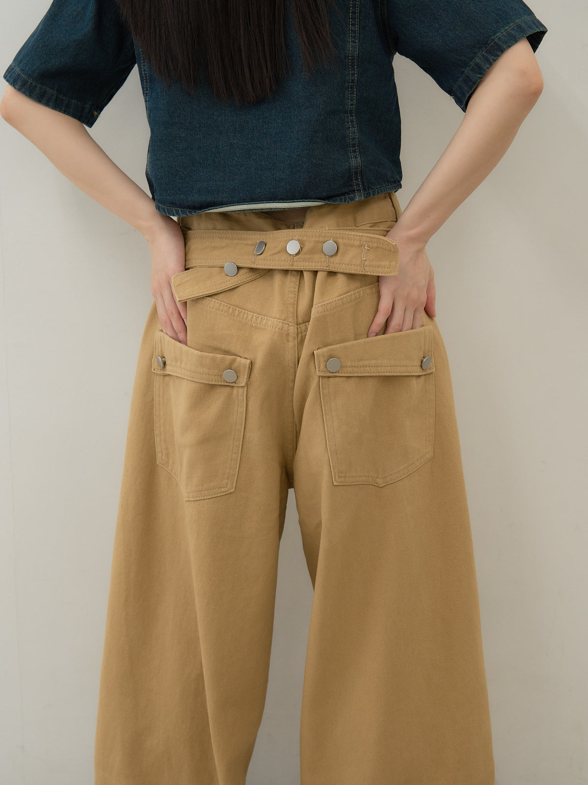wide color pants