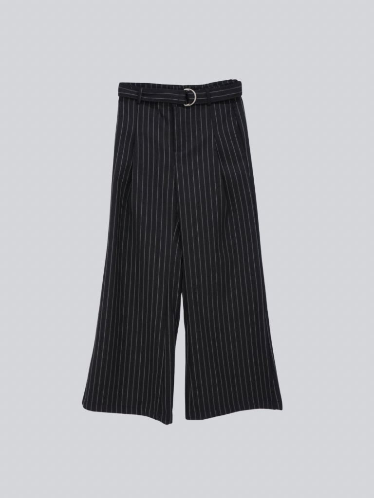 stripe wide pants