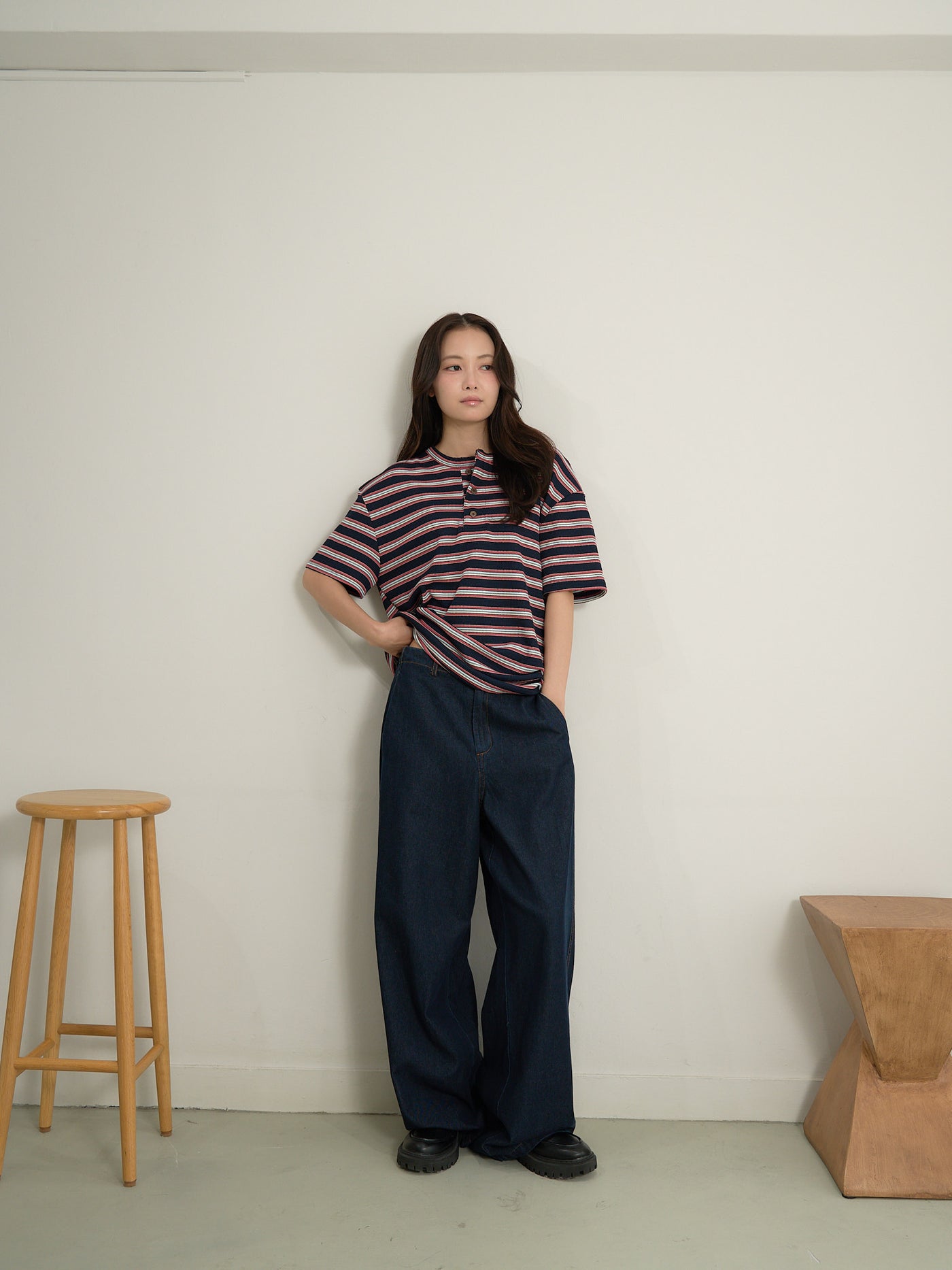border henley tee