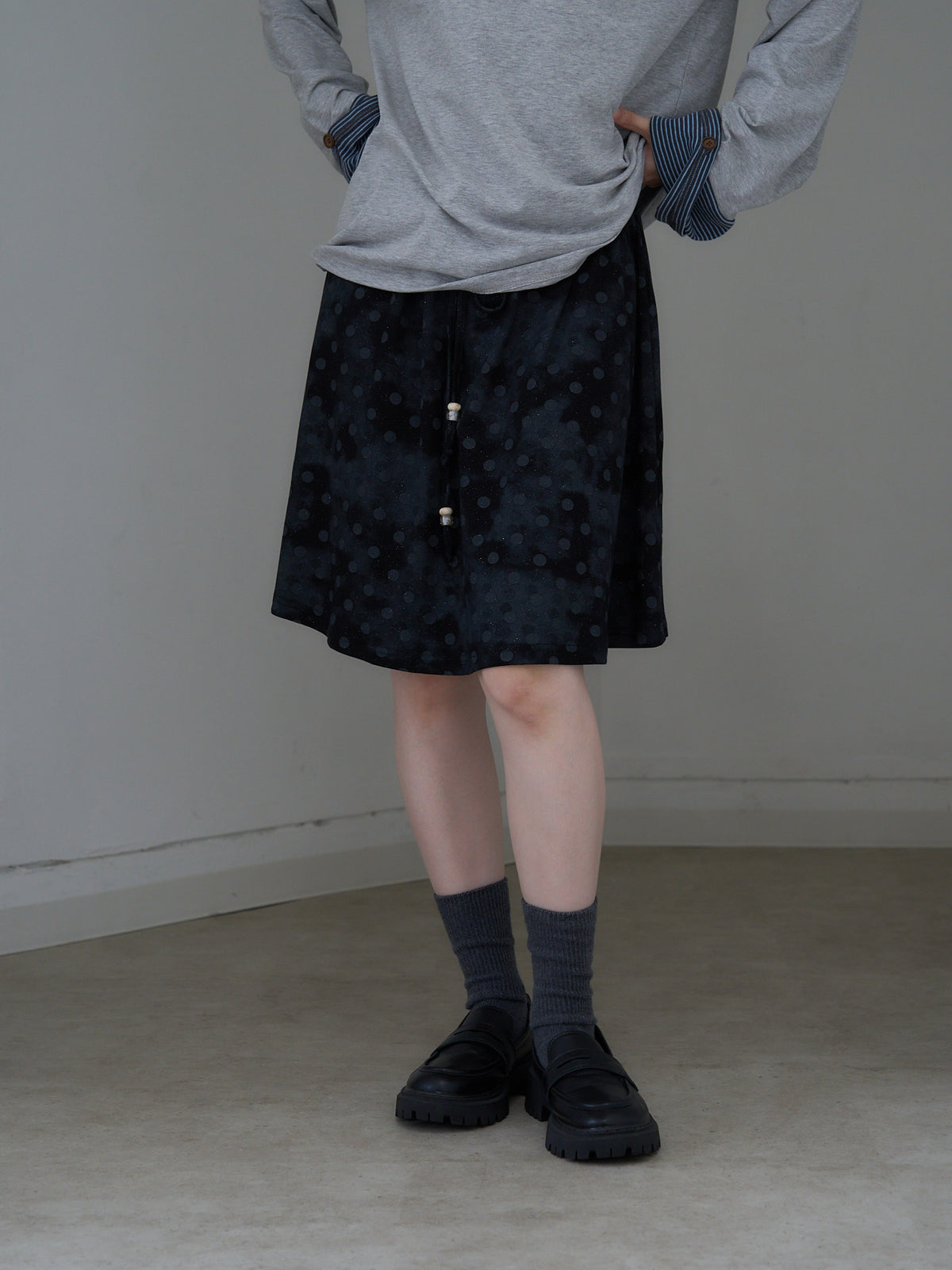 dot line skirt