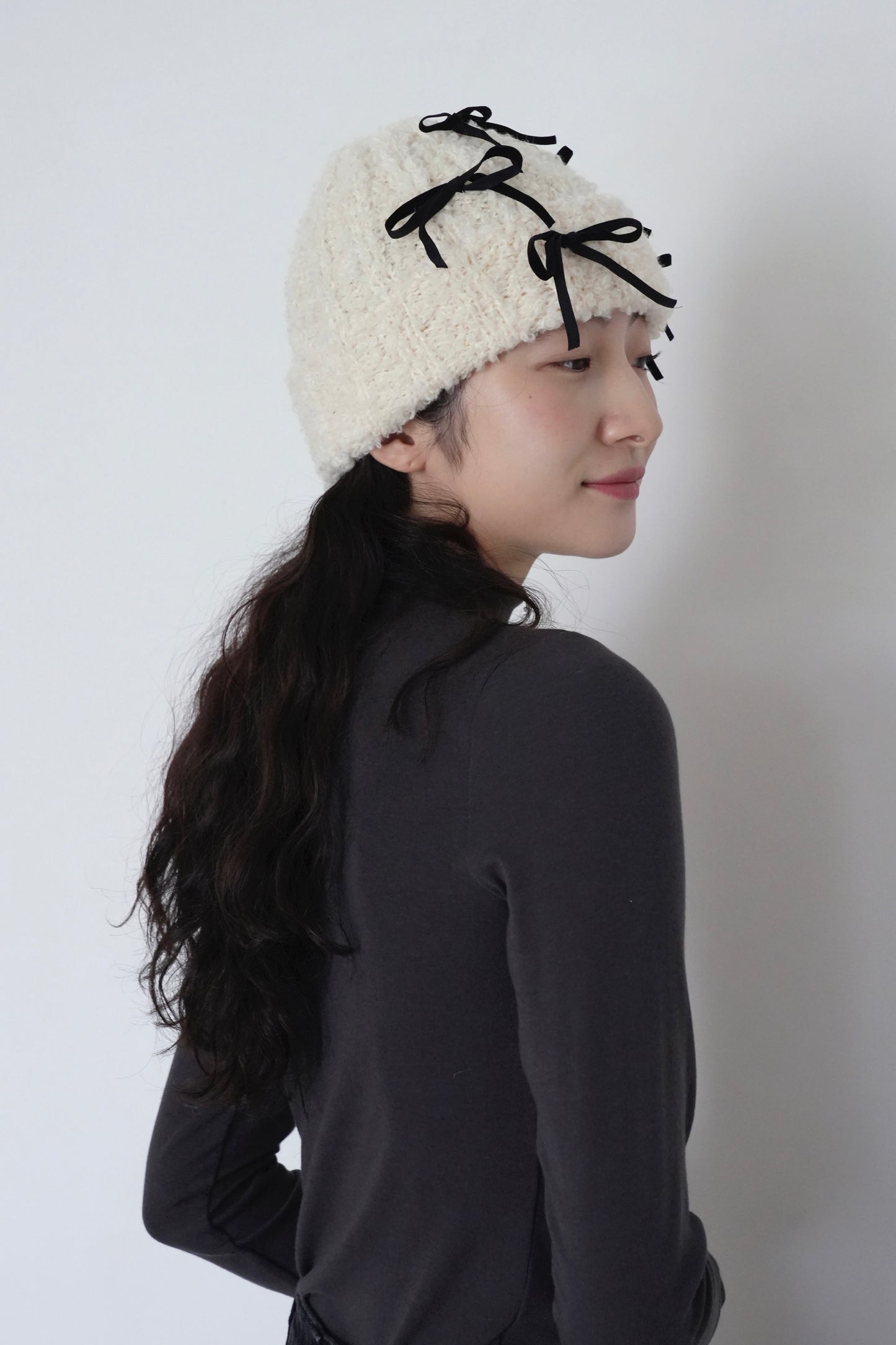 ribbon beanie