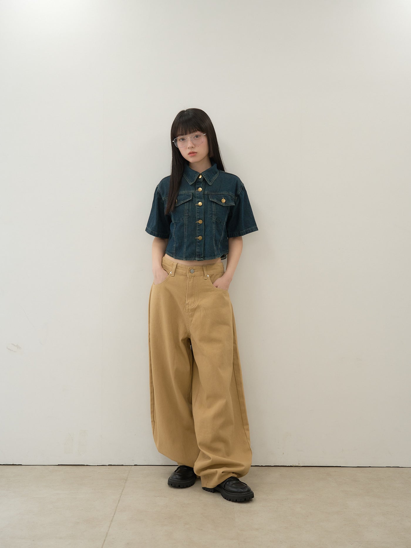 wide color pants