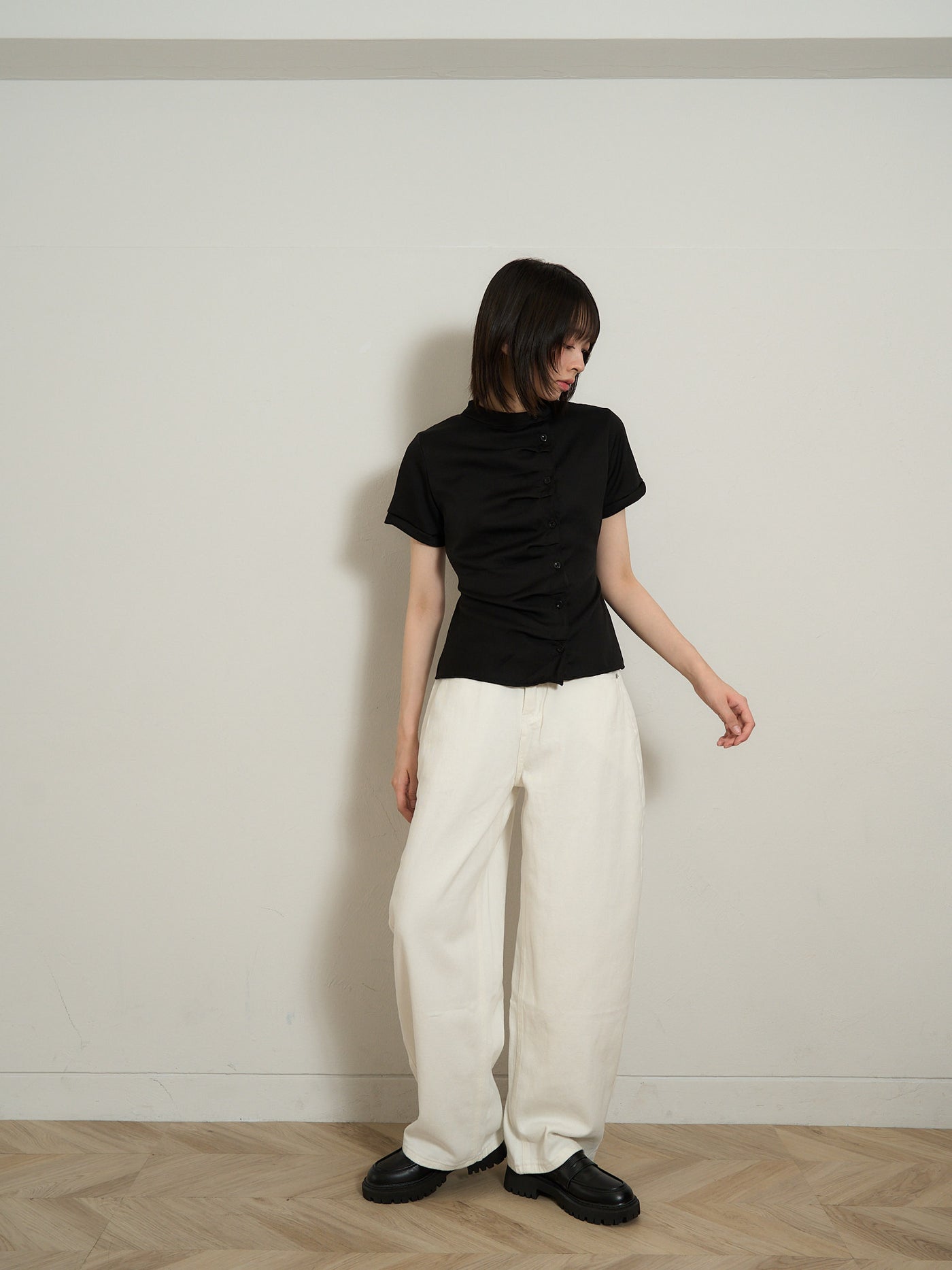 ribbon pocket pants