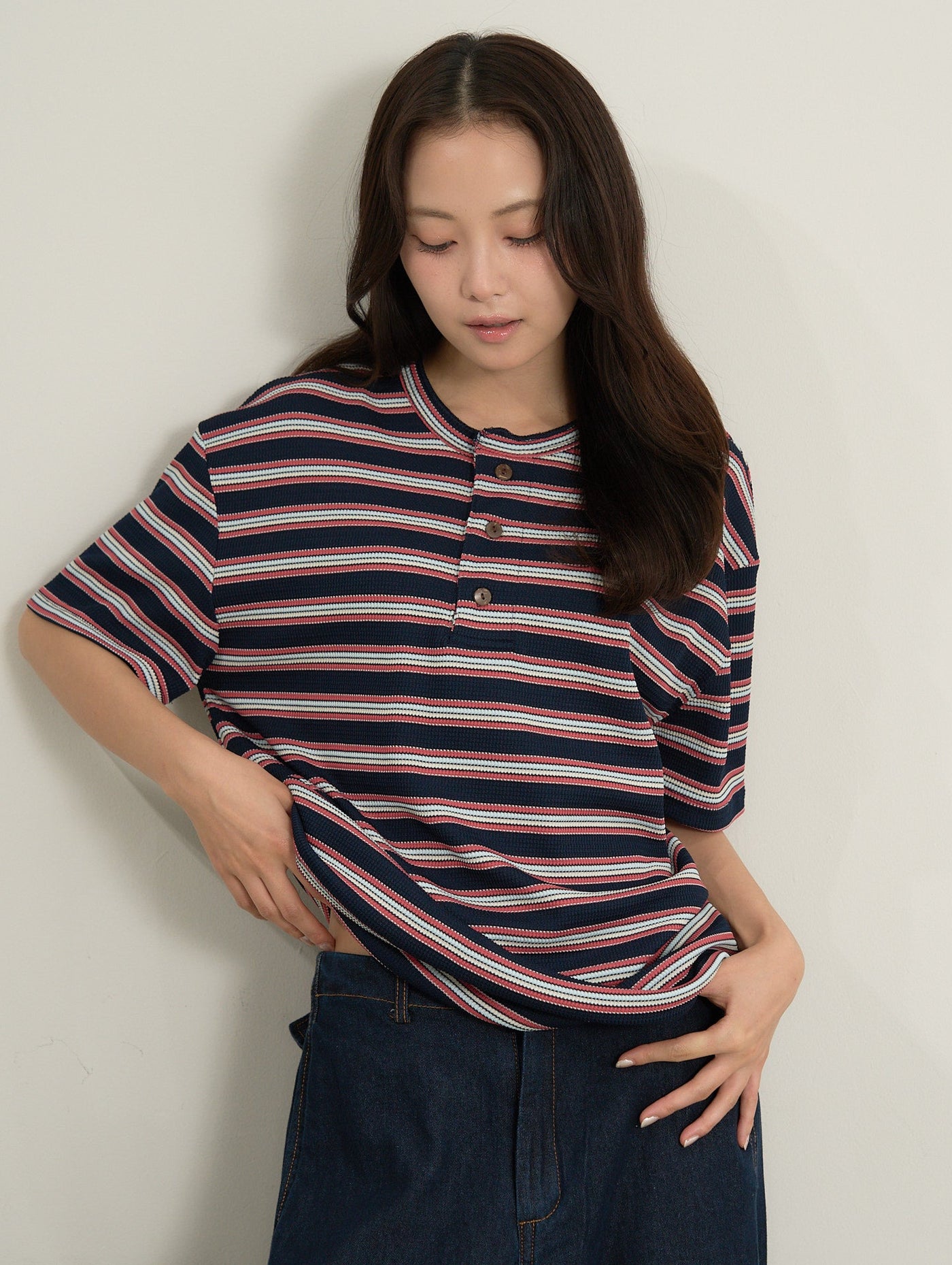 border henley tee