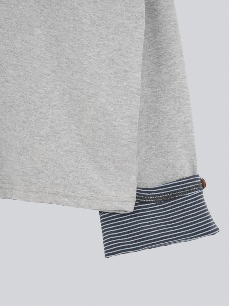border henley long sleeve tee