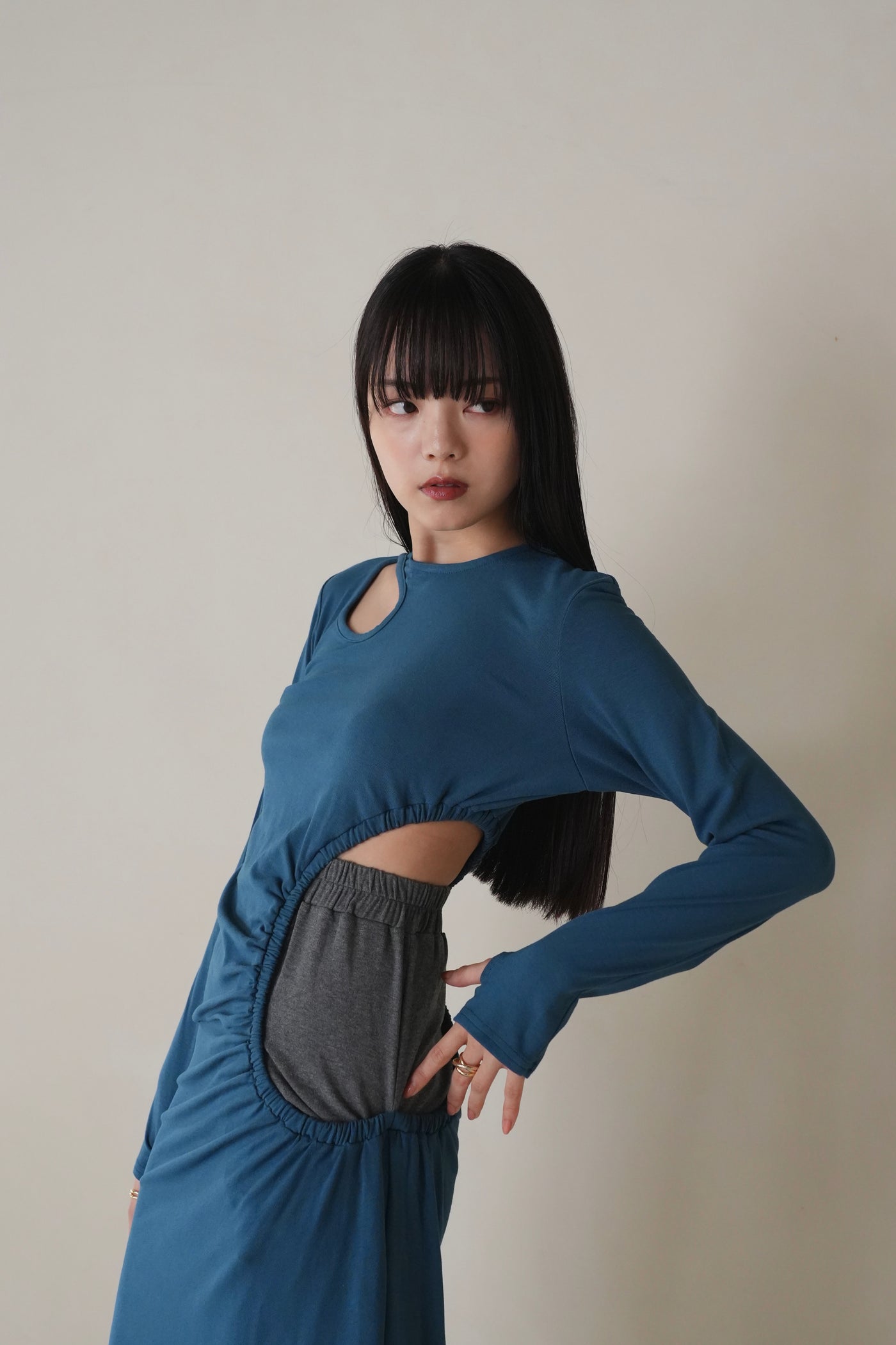 cut out hole one-piece