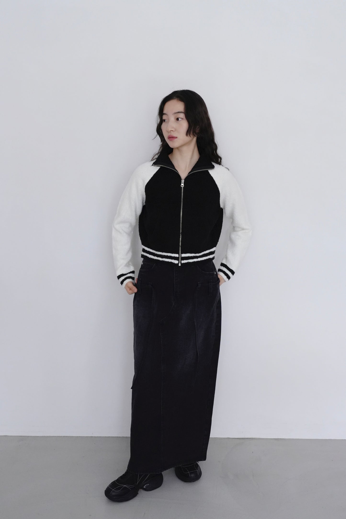 fluff jersey jacket