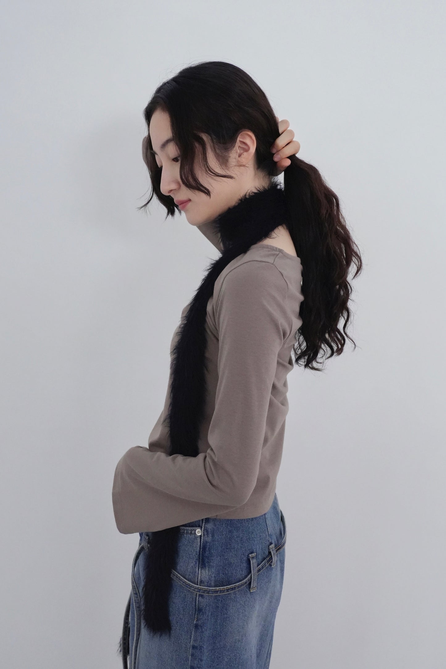 slim long muffler