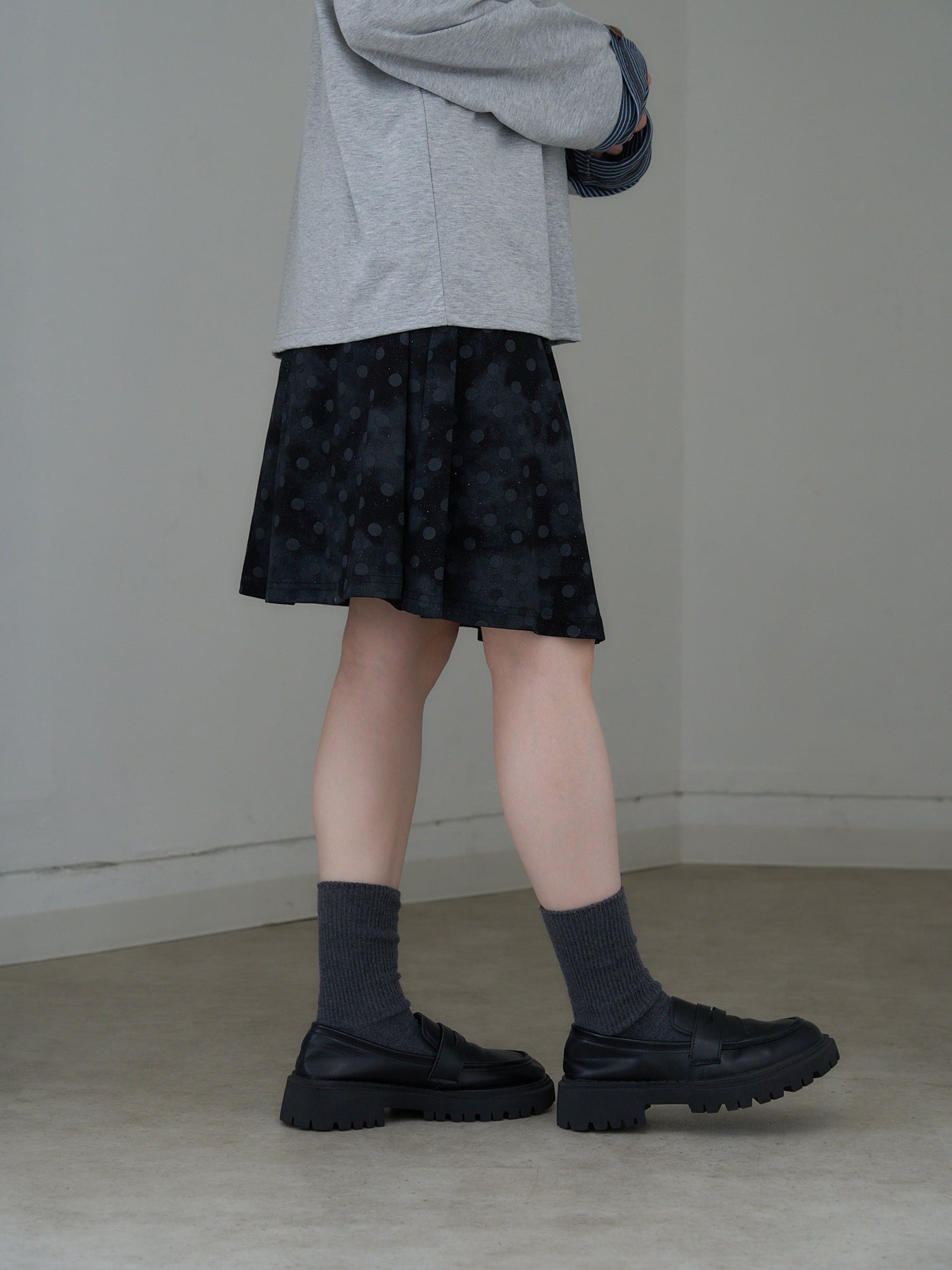 dot line skirt