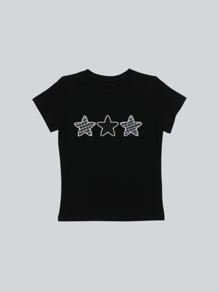 star patch tee