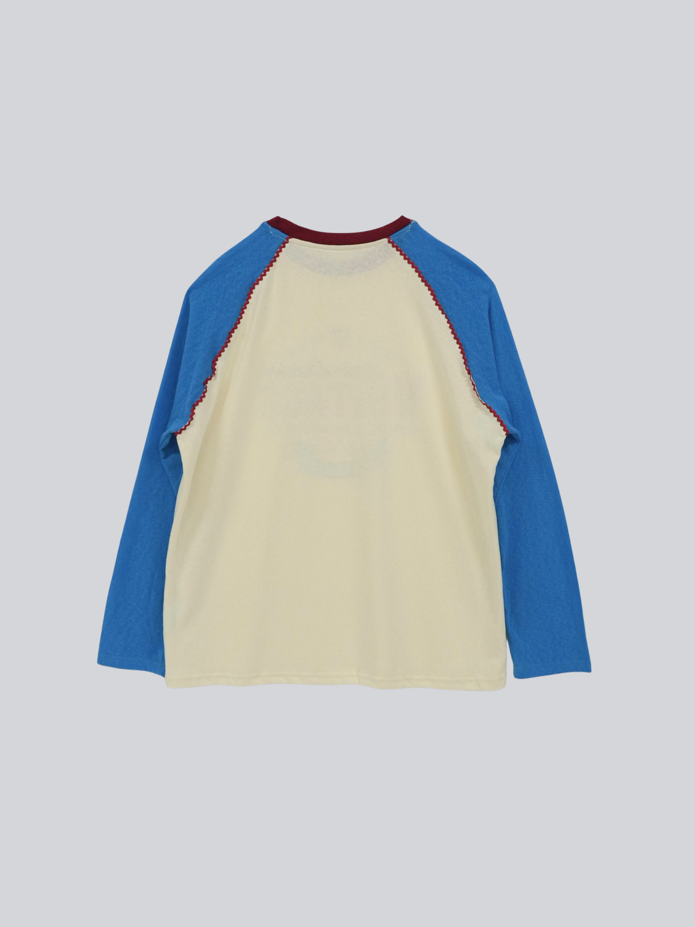 vintage raglan print long tee