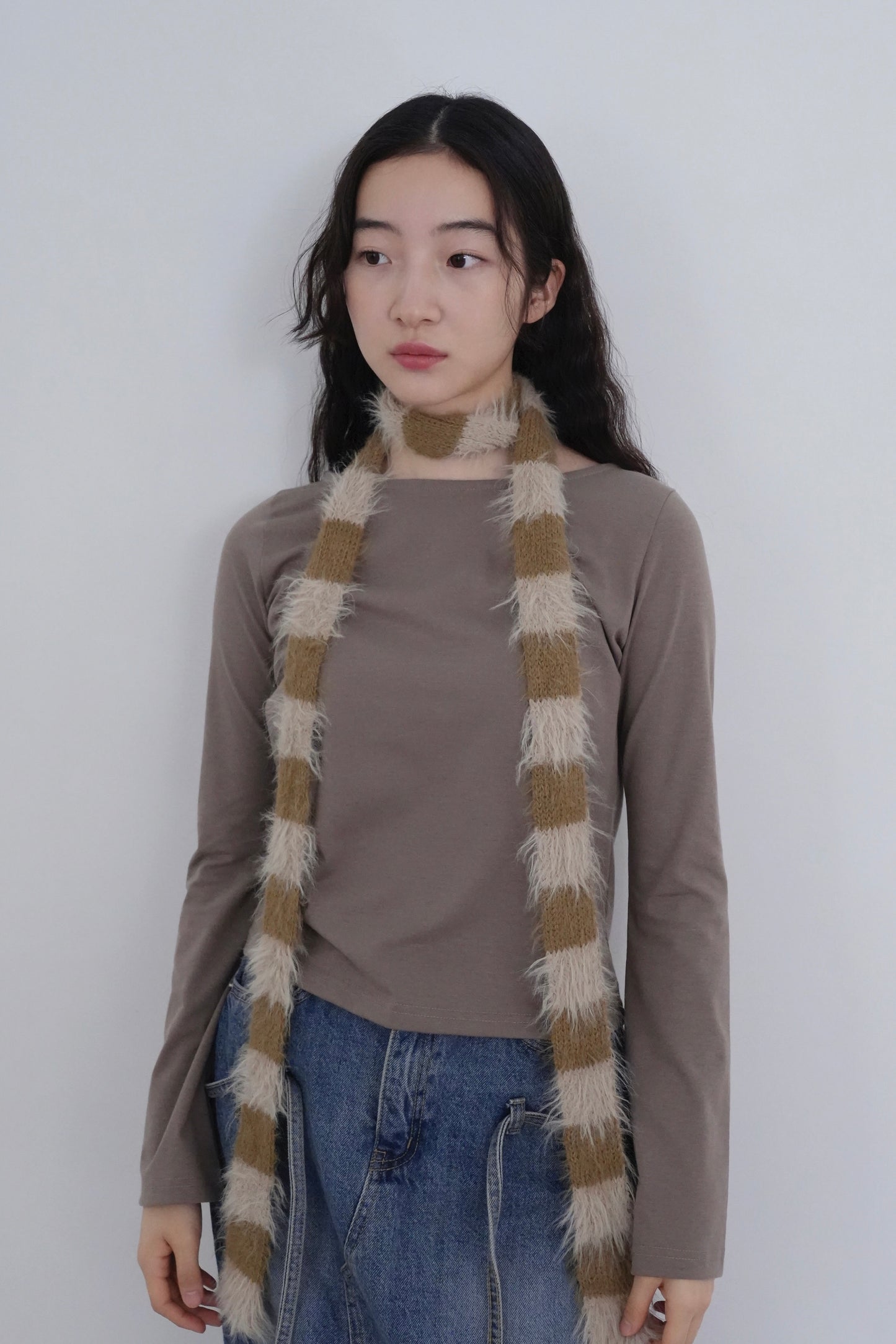 slim long muffler