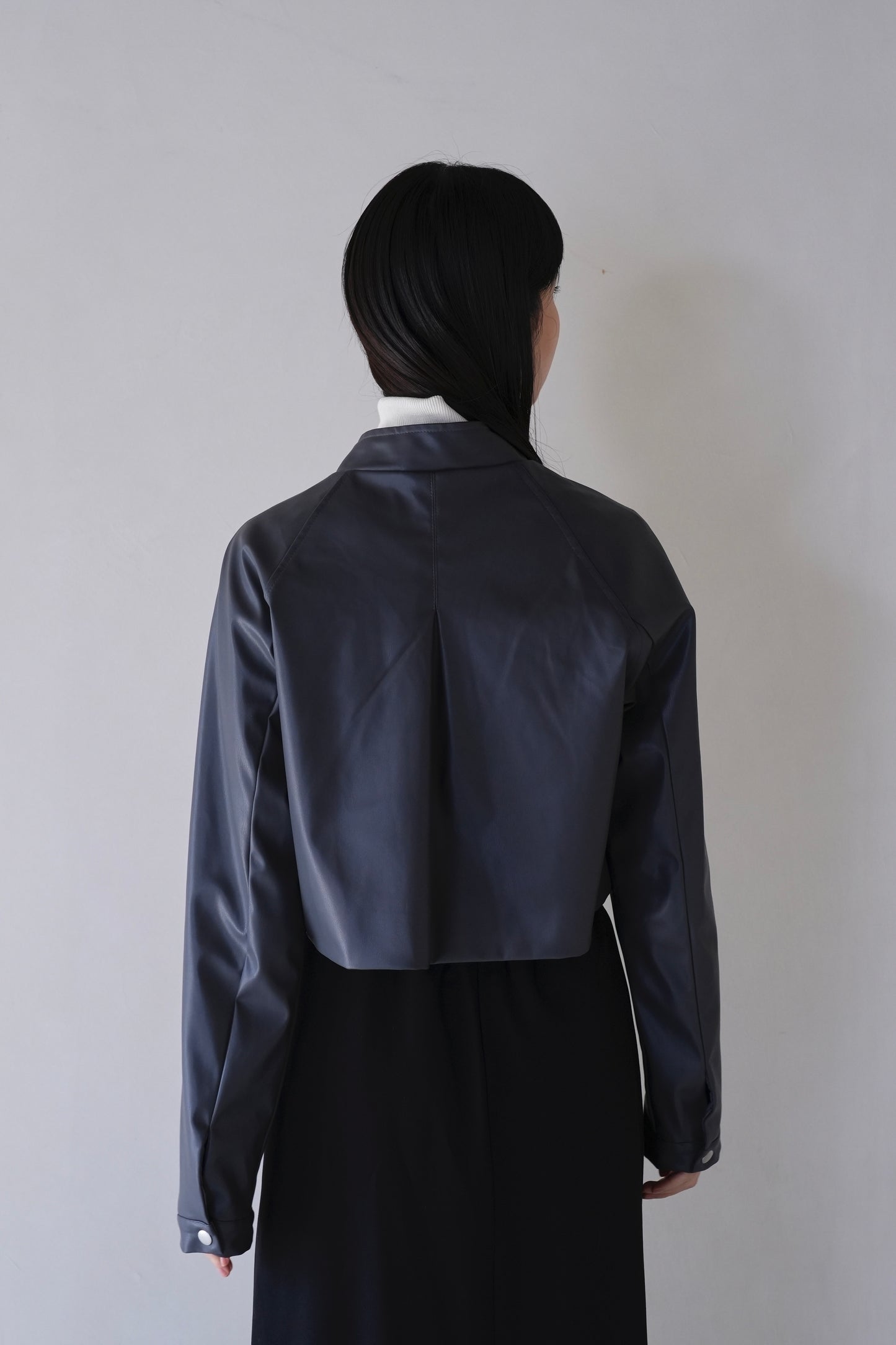 fake leather riders jacket