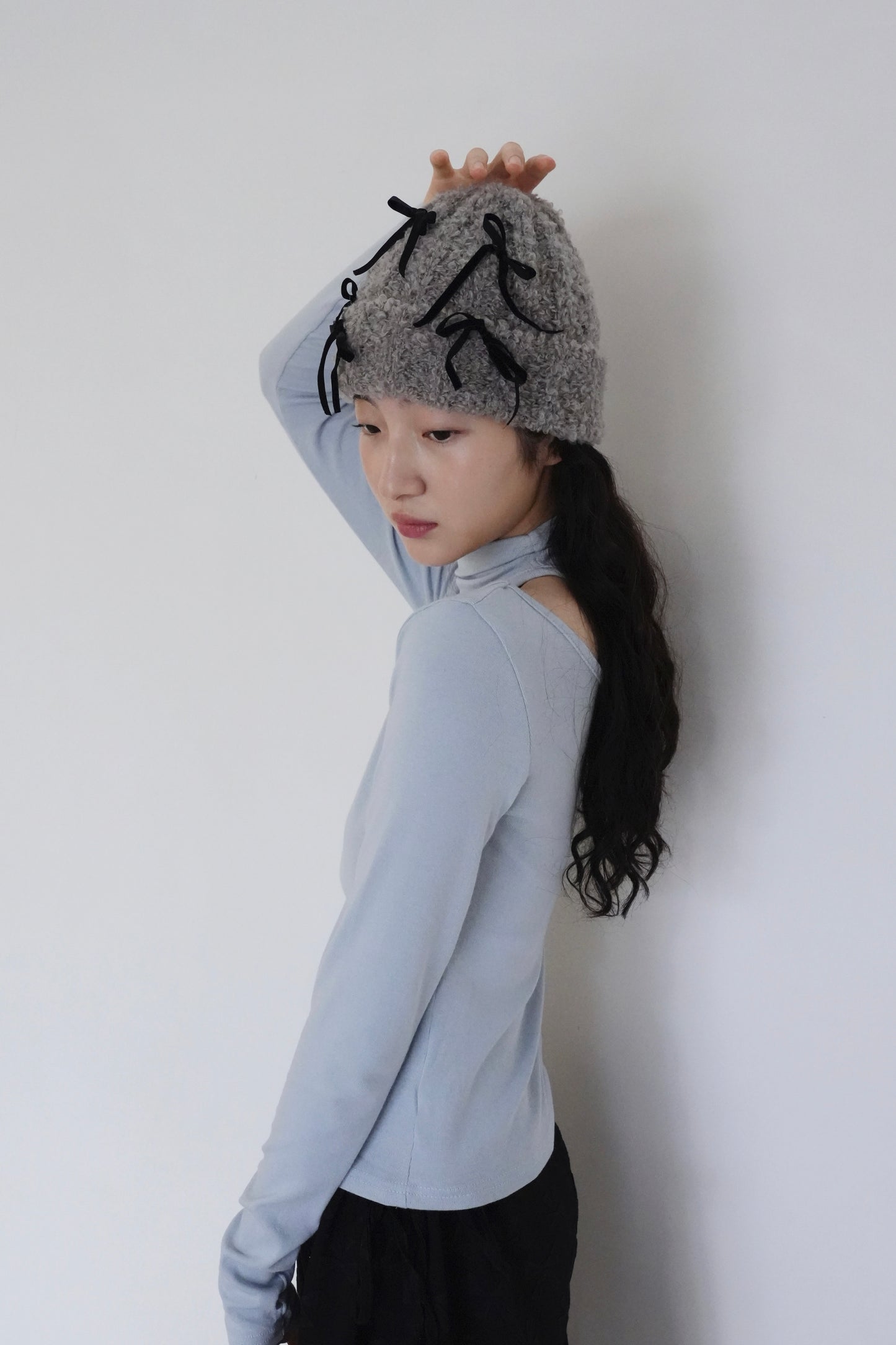 ribbon beanie