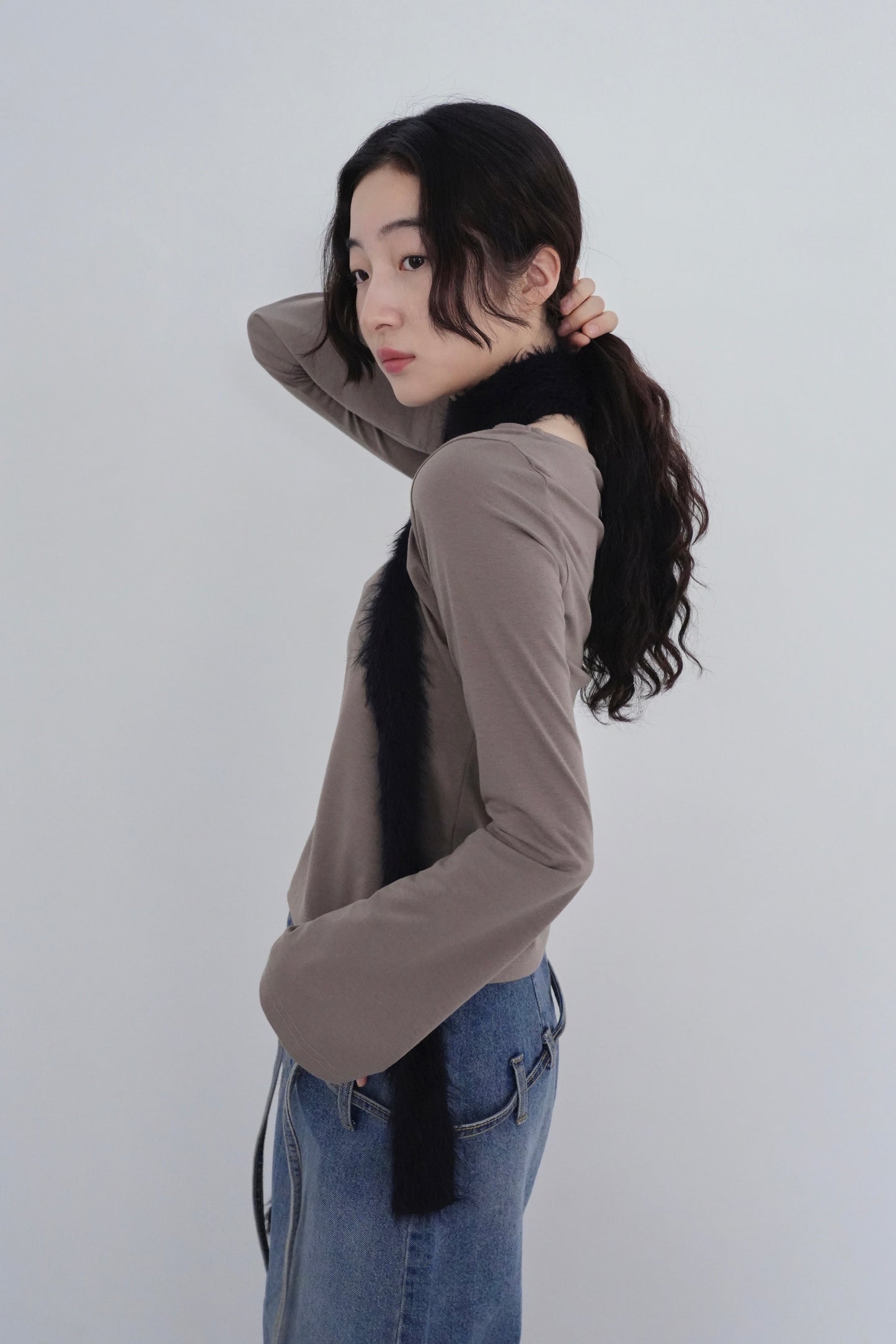 slim long muffler