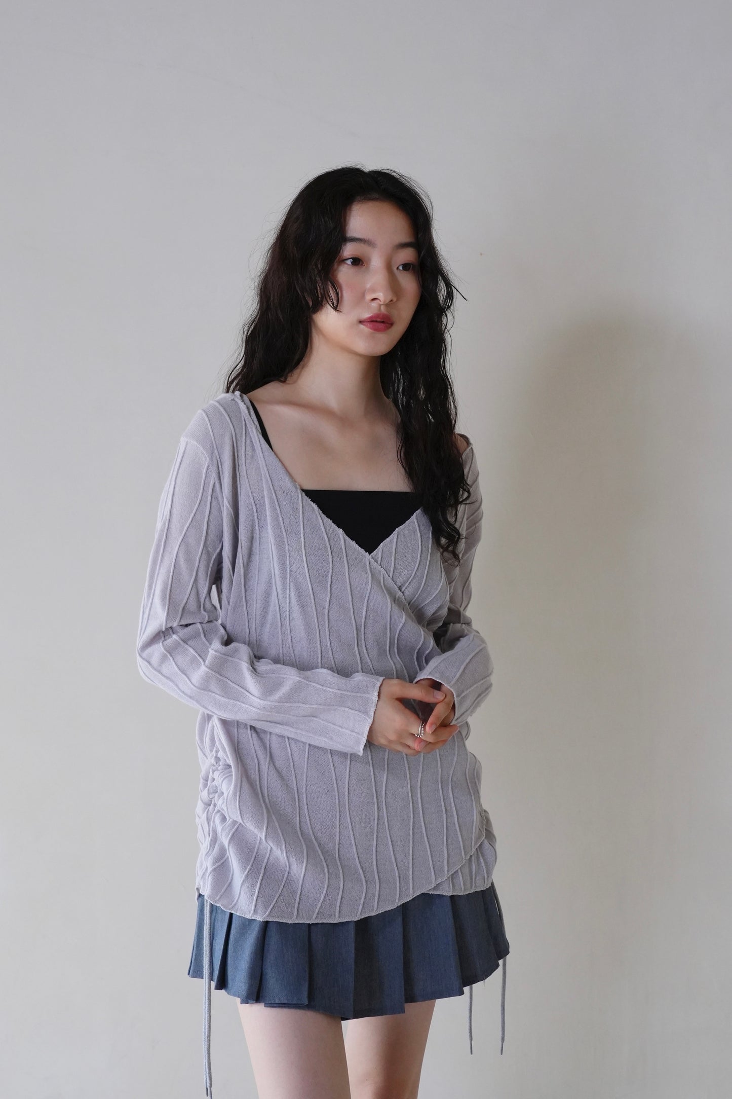 cachecoeur hood knit