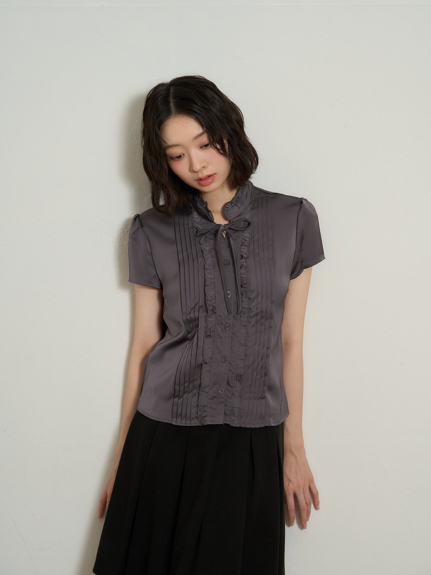 vintage frill blouse
