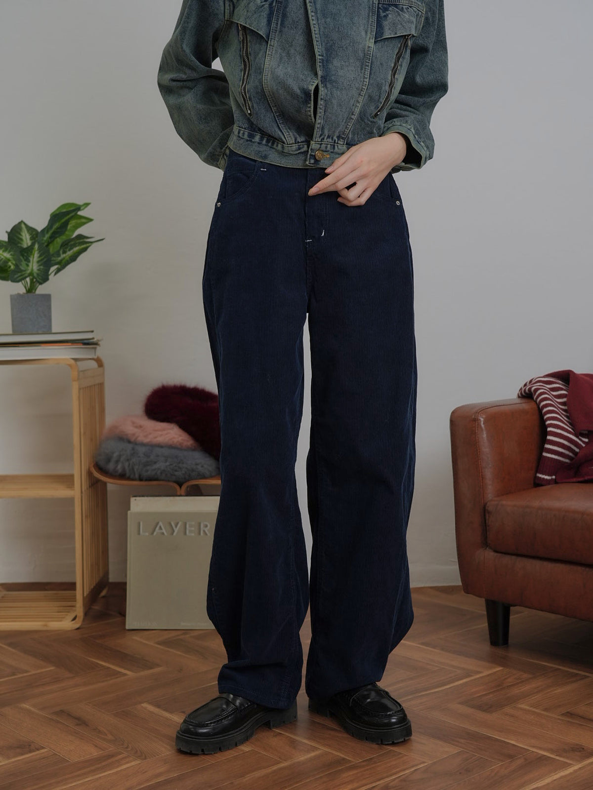 corduroy bootcut pants