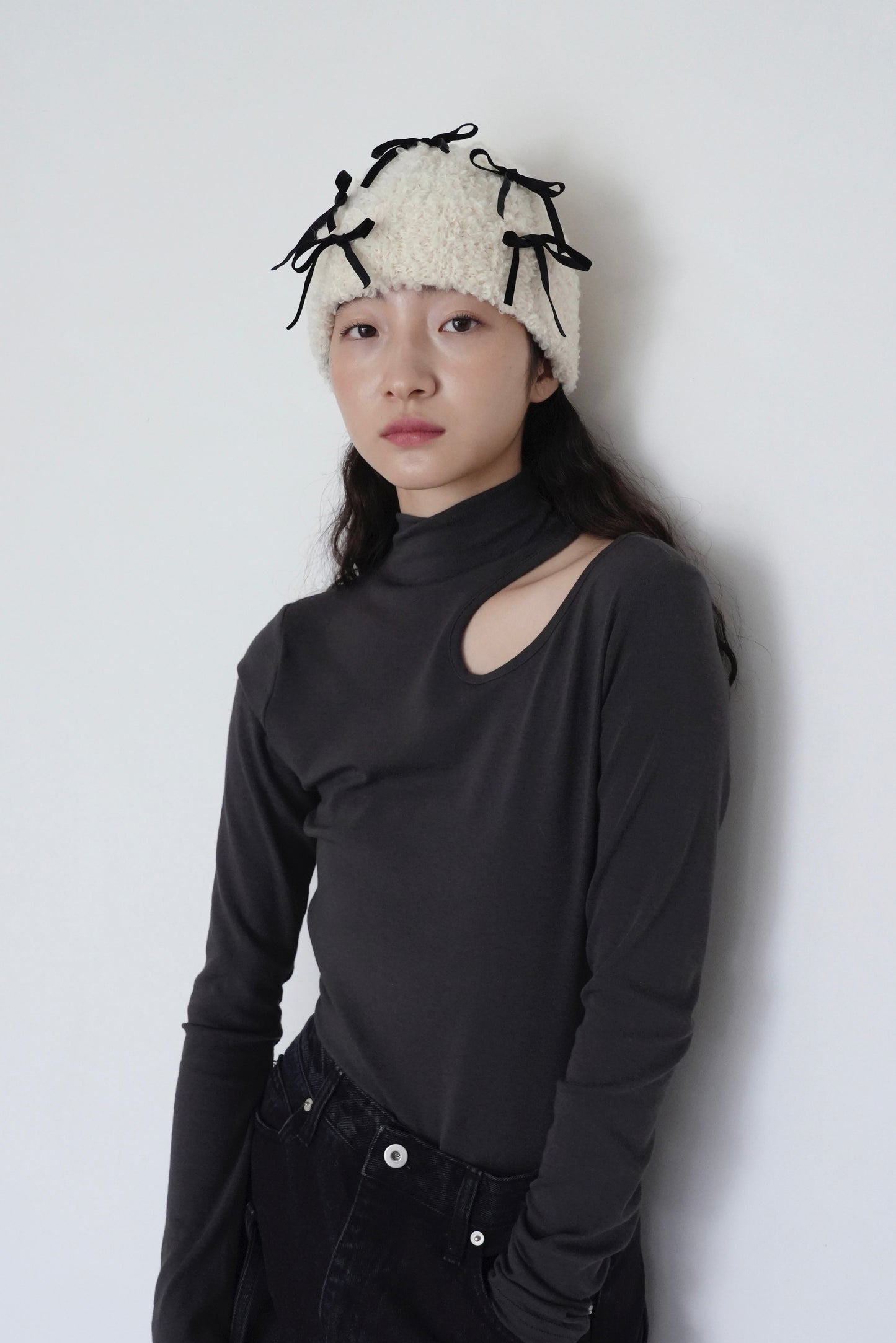 ribbon beanie