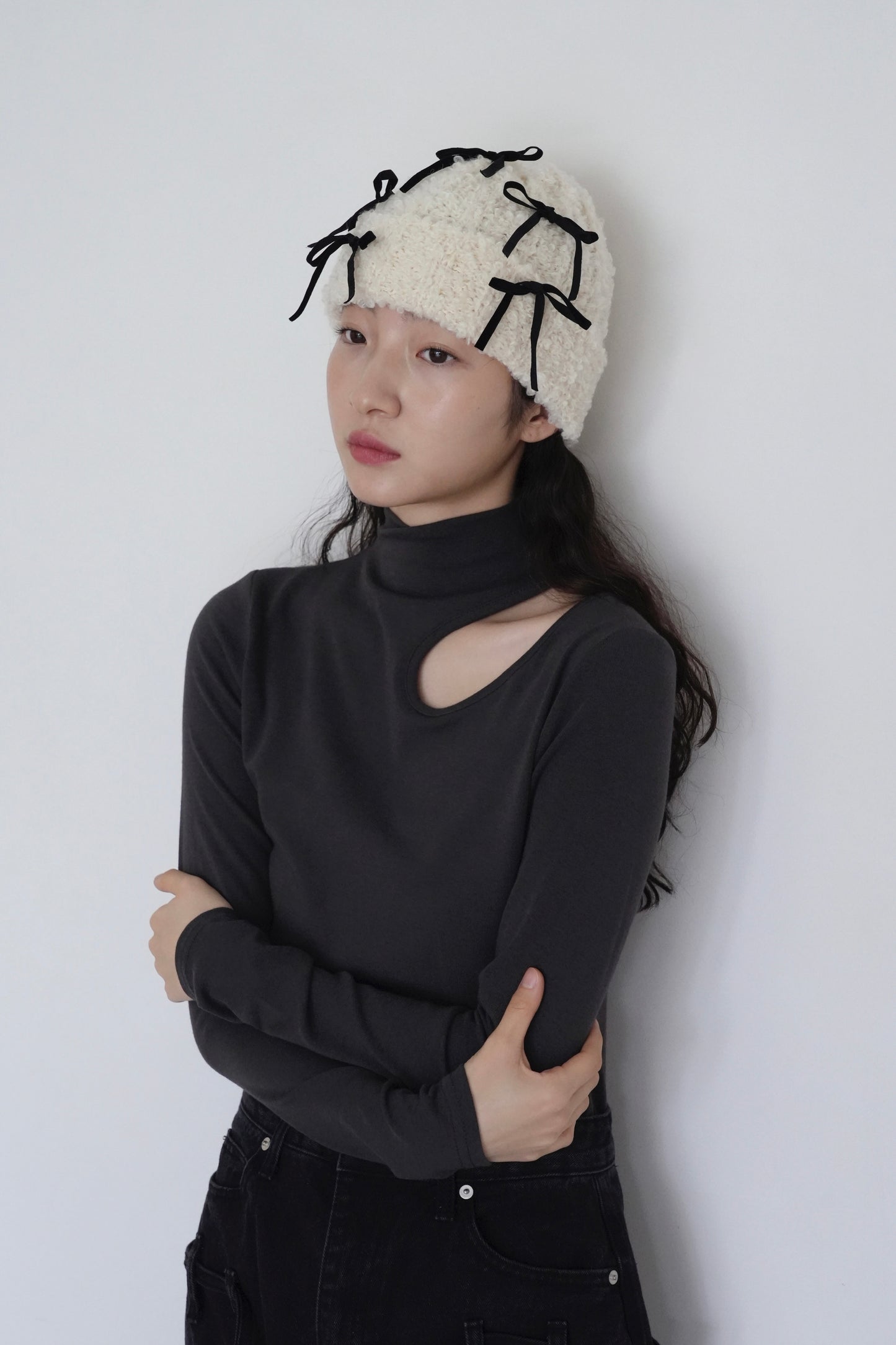 ribbon beanie