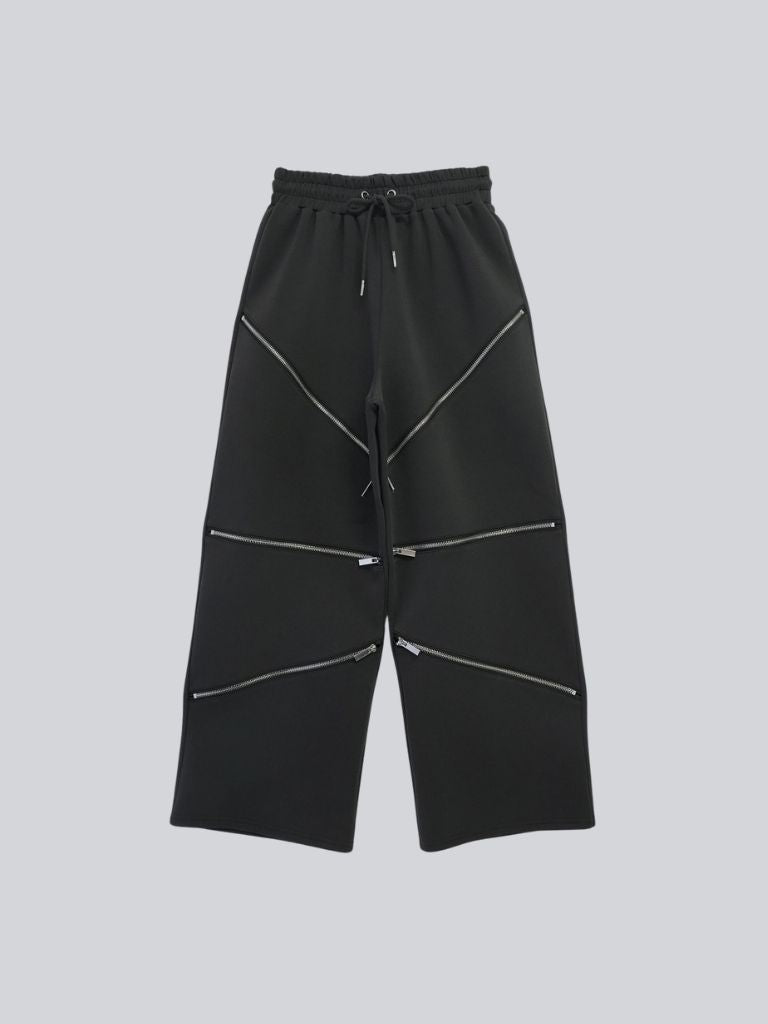 random zip pants