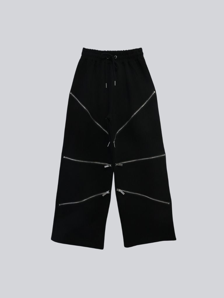 random zip pants