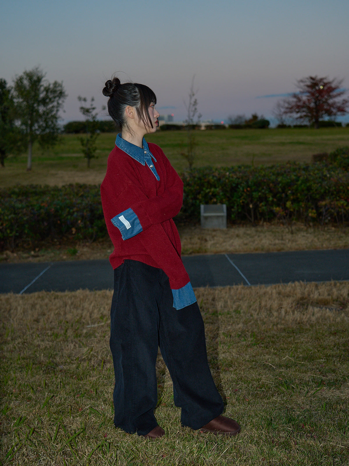 corduroy bootcut pants
