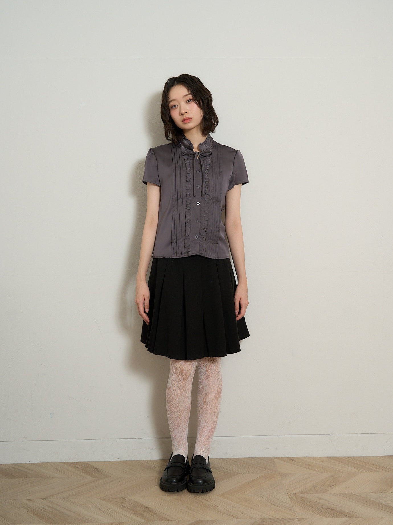 vintage frill blouse