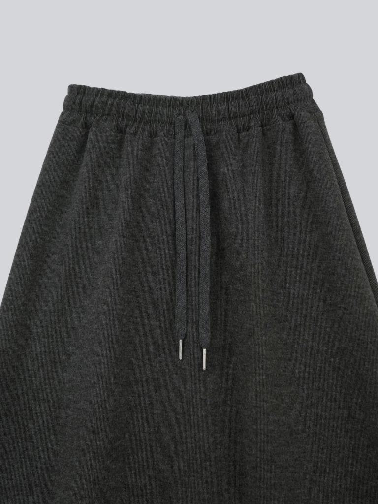 sweat maxi skirt