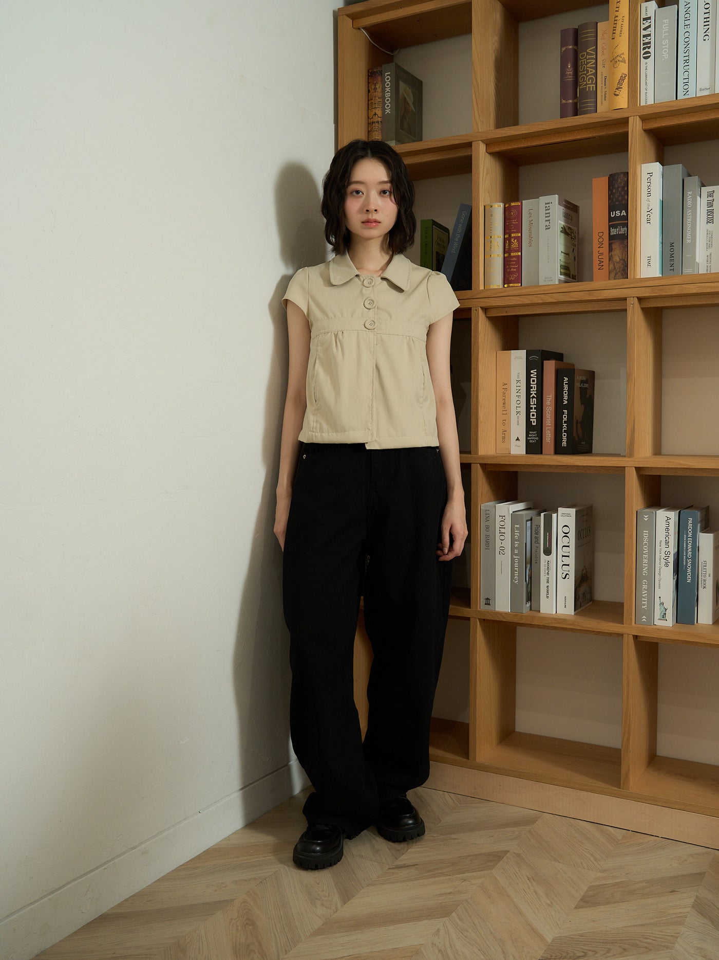 ribbon pocket pants