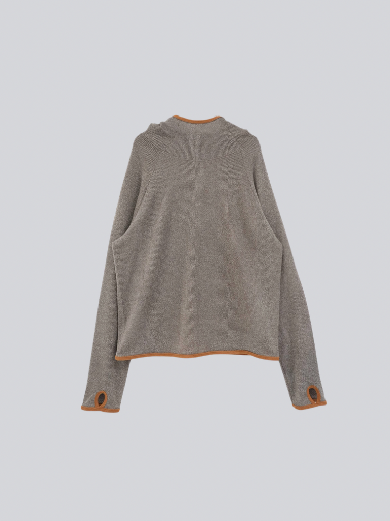 リブ ロングTシャツ 大人カジュアル レディース Uenui