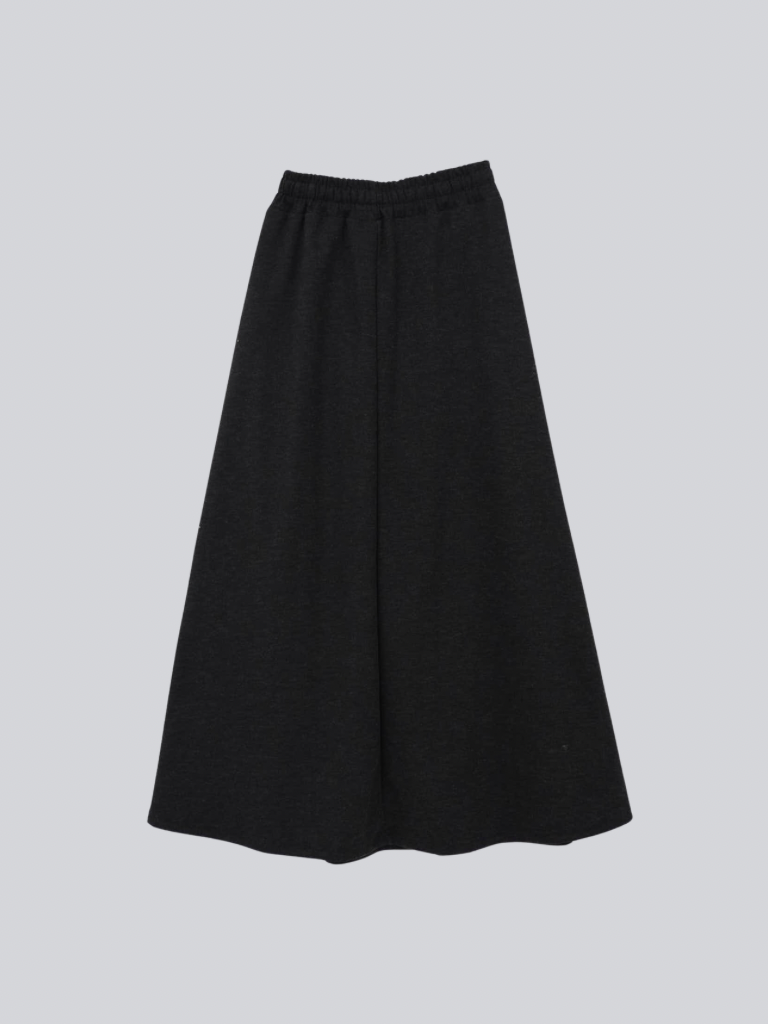 sweat maxi skirt