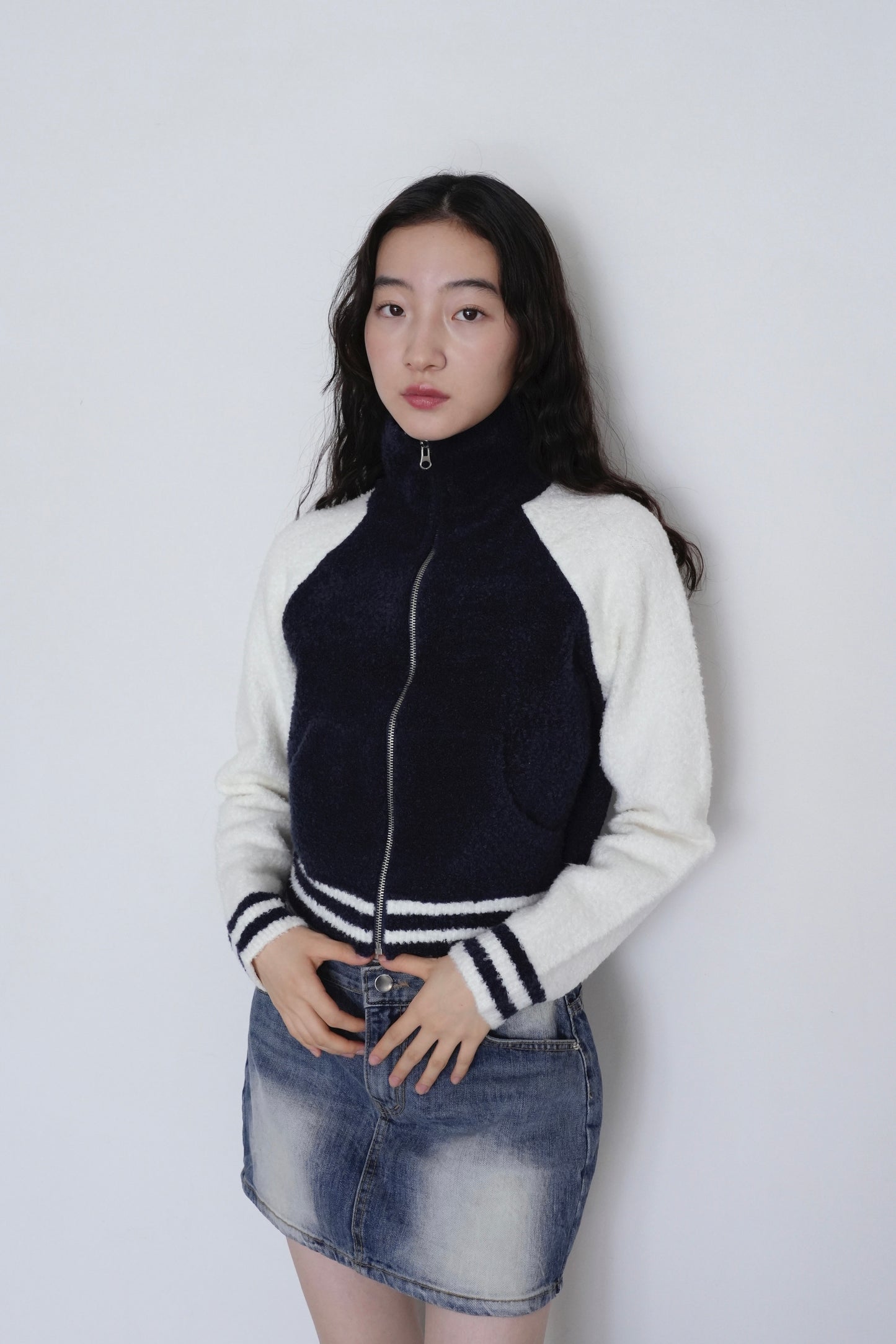 fluff jersey jacket