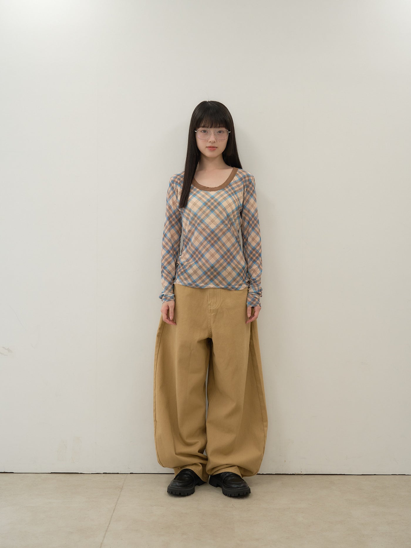 wide color pants