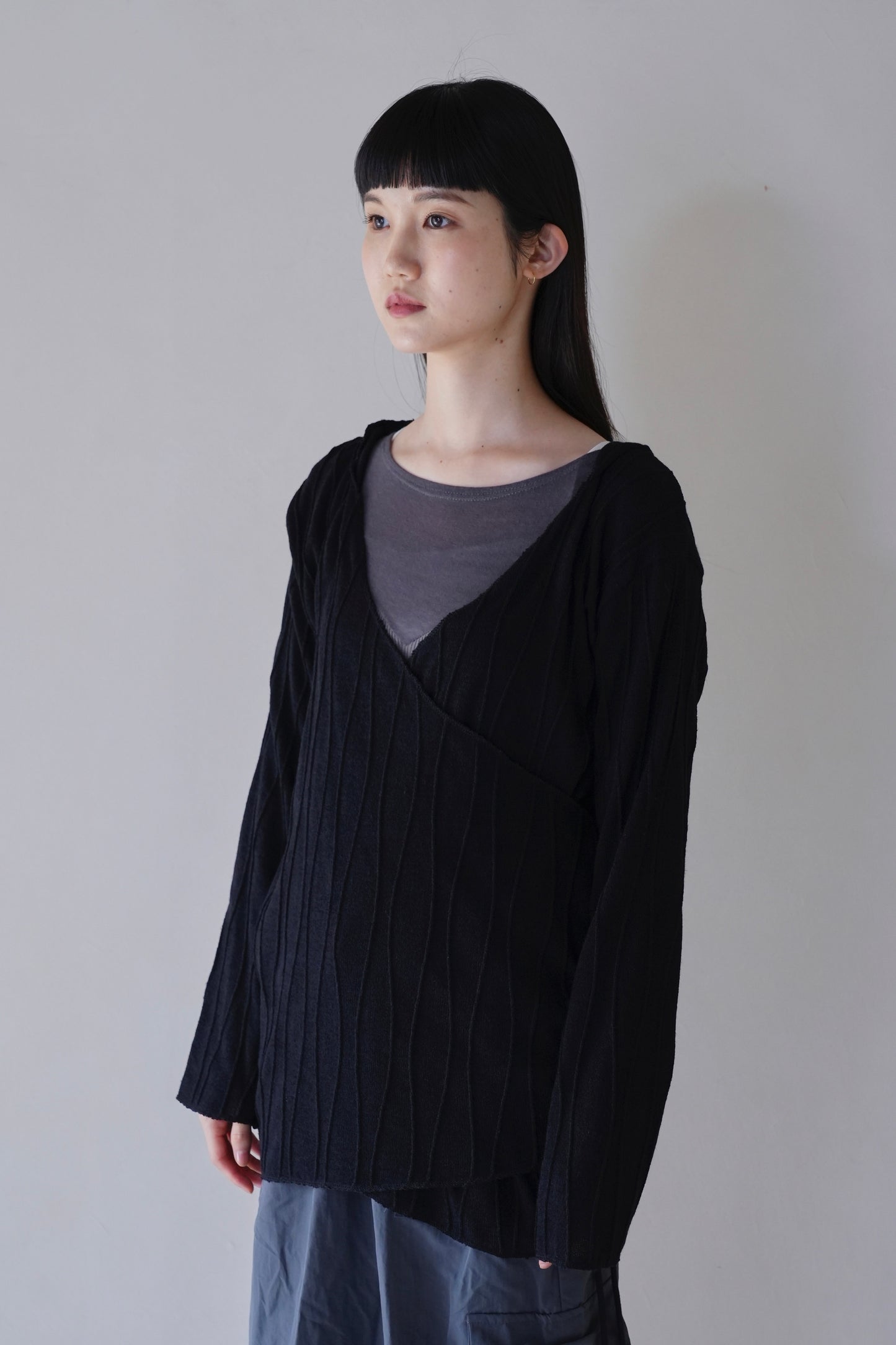 cachecoeur hood knit