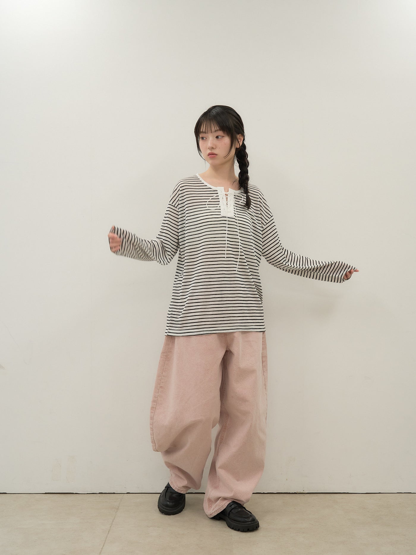 wide color pants