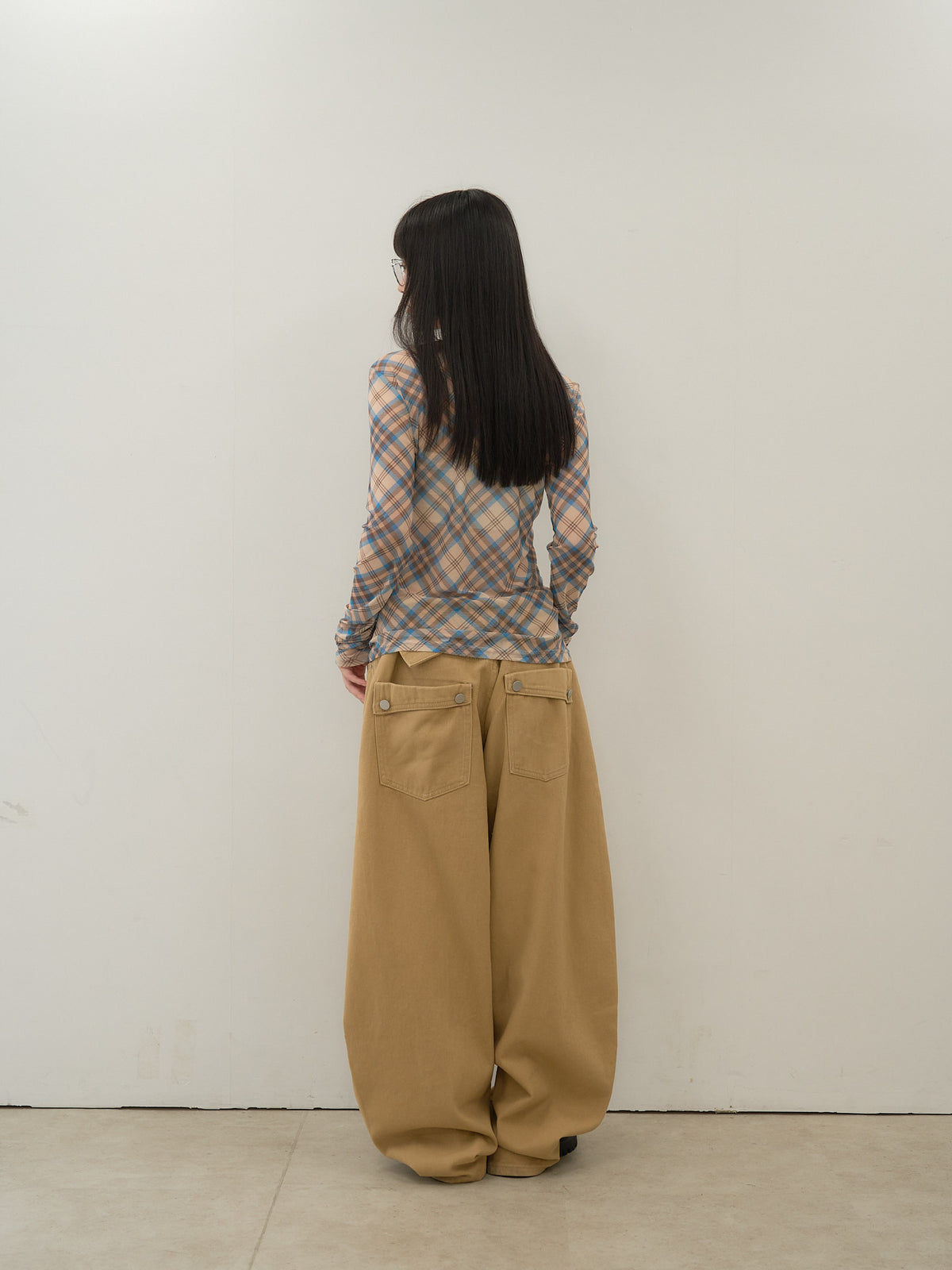 wide color pants