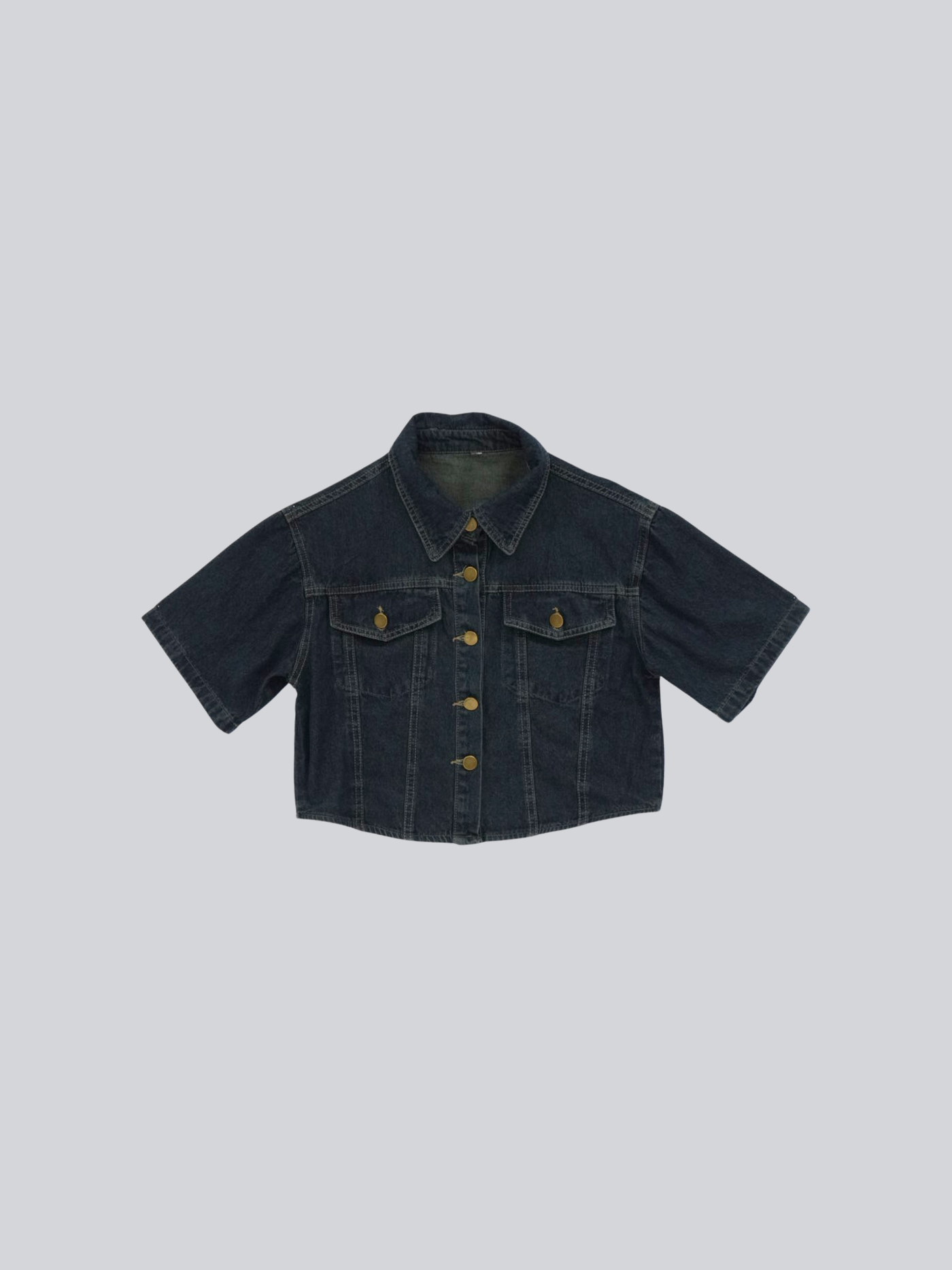 denim short jacket