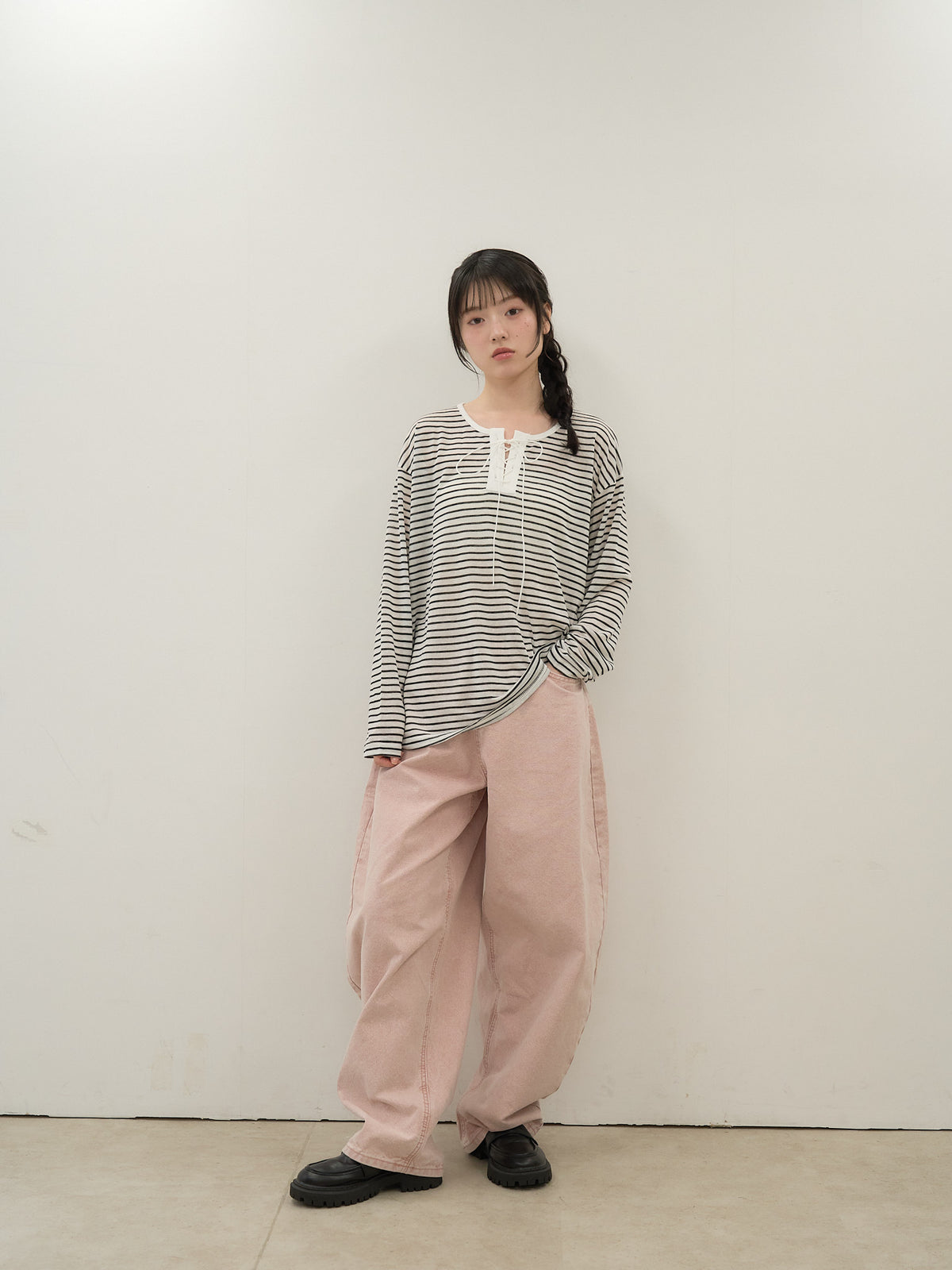 wide color pants