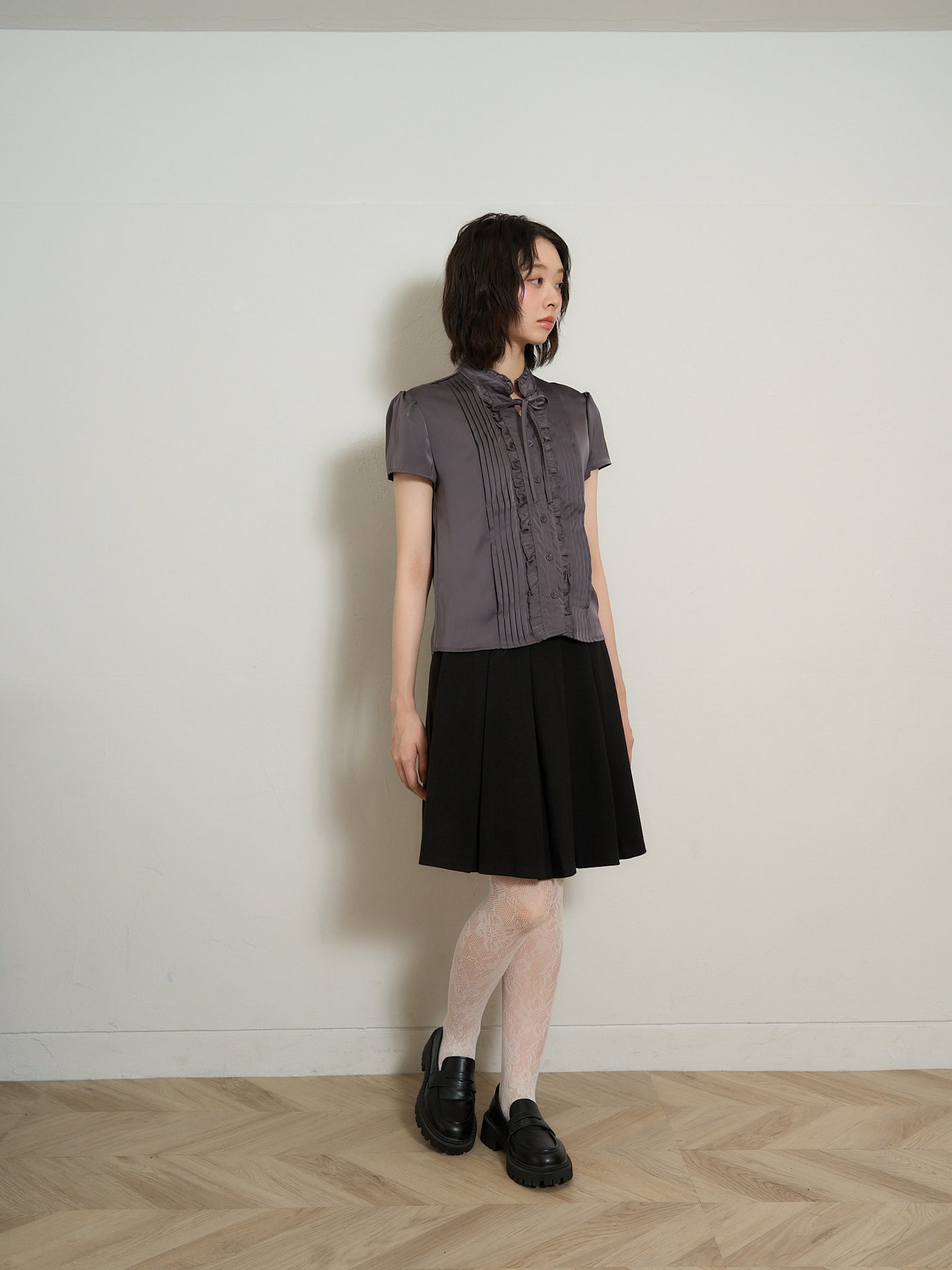 vintage frill blouse