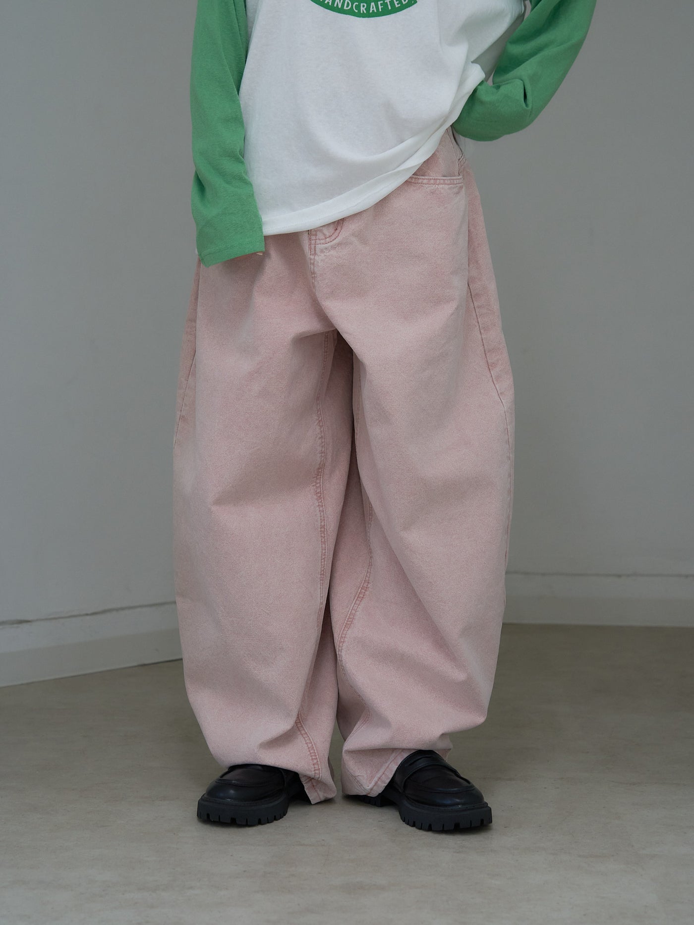 wide color pants