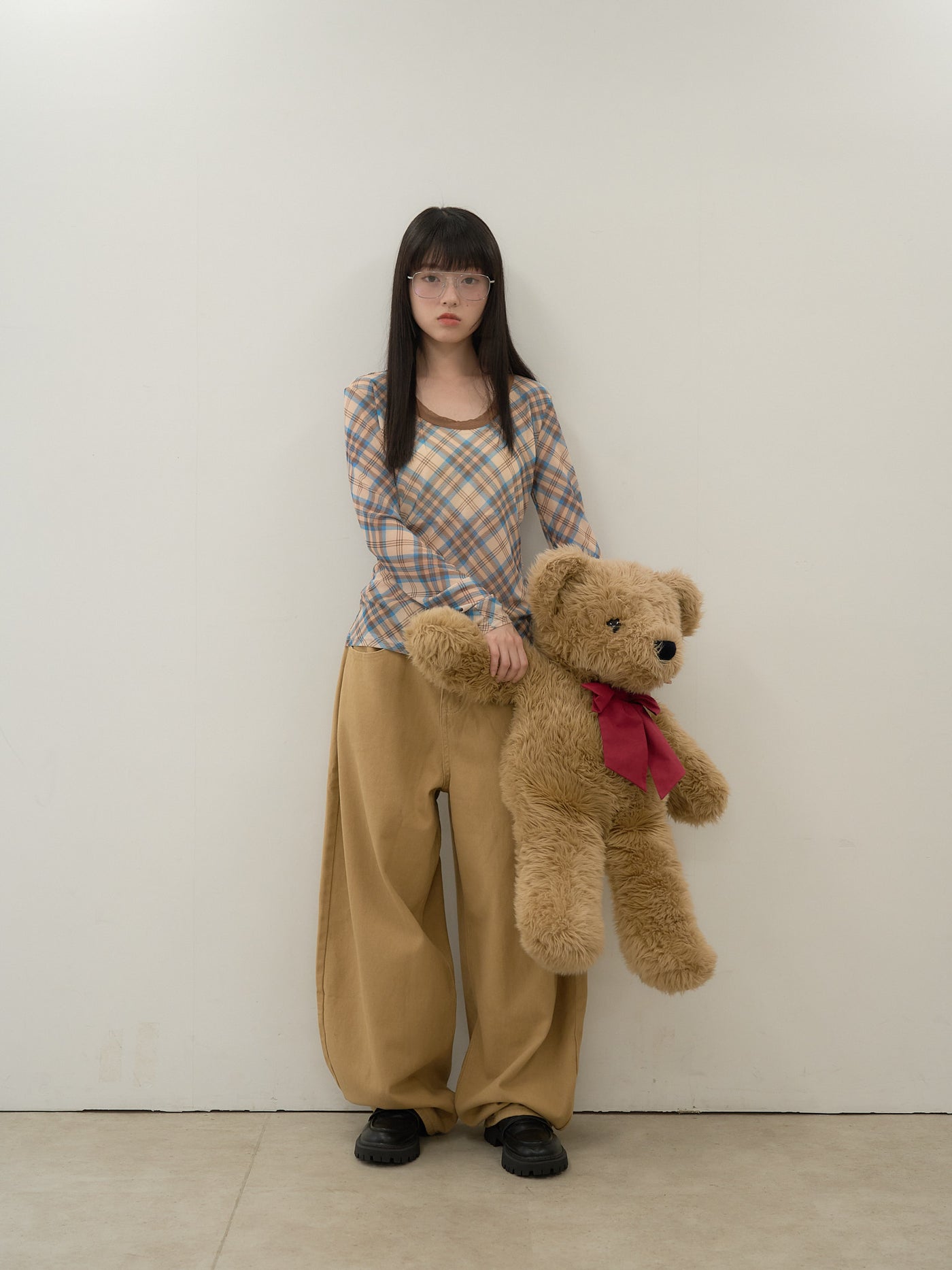 wide color pants