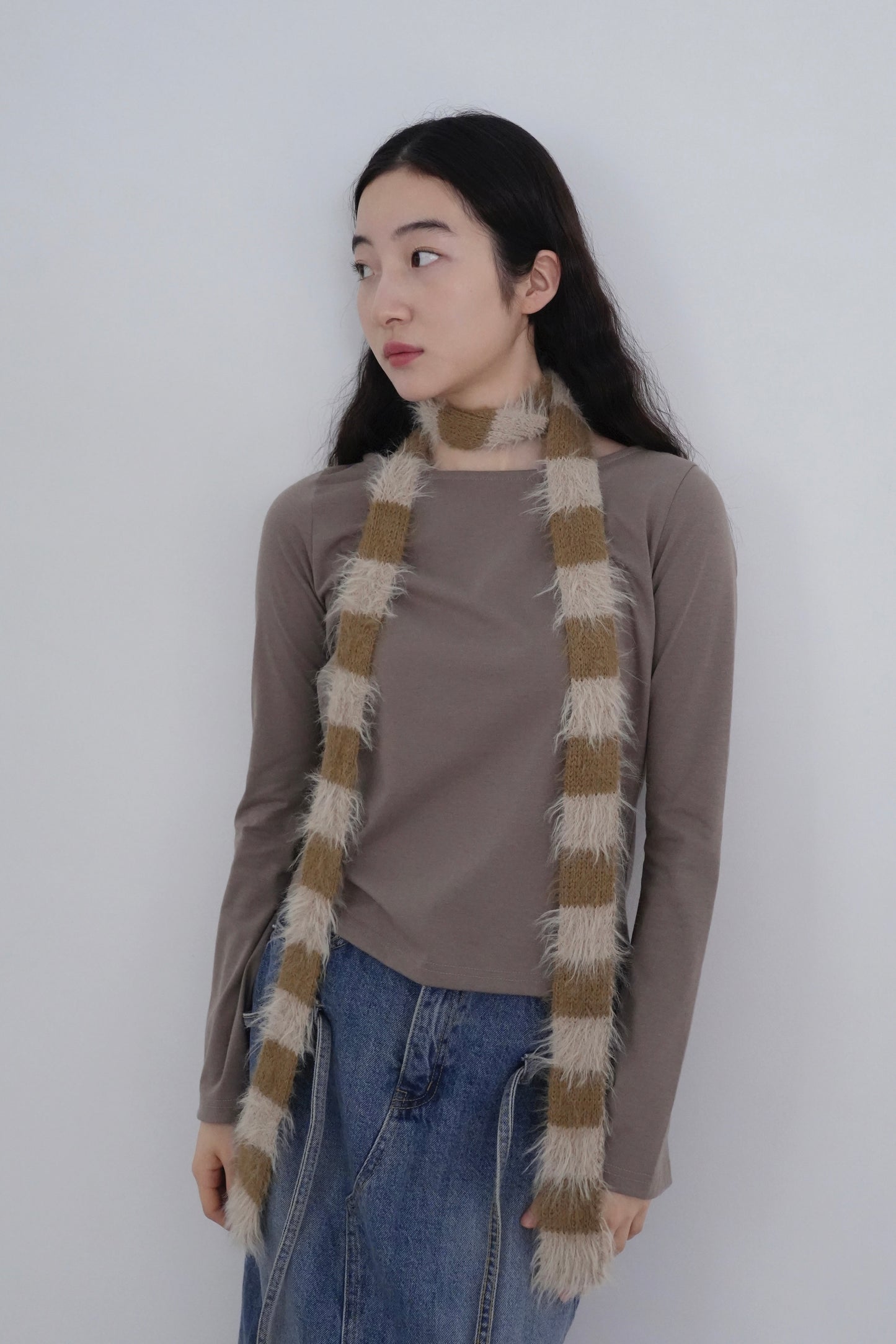 slim long muffler