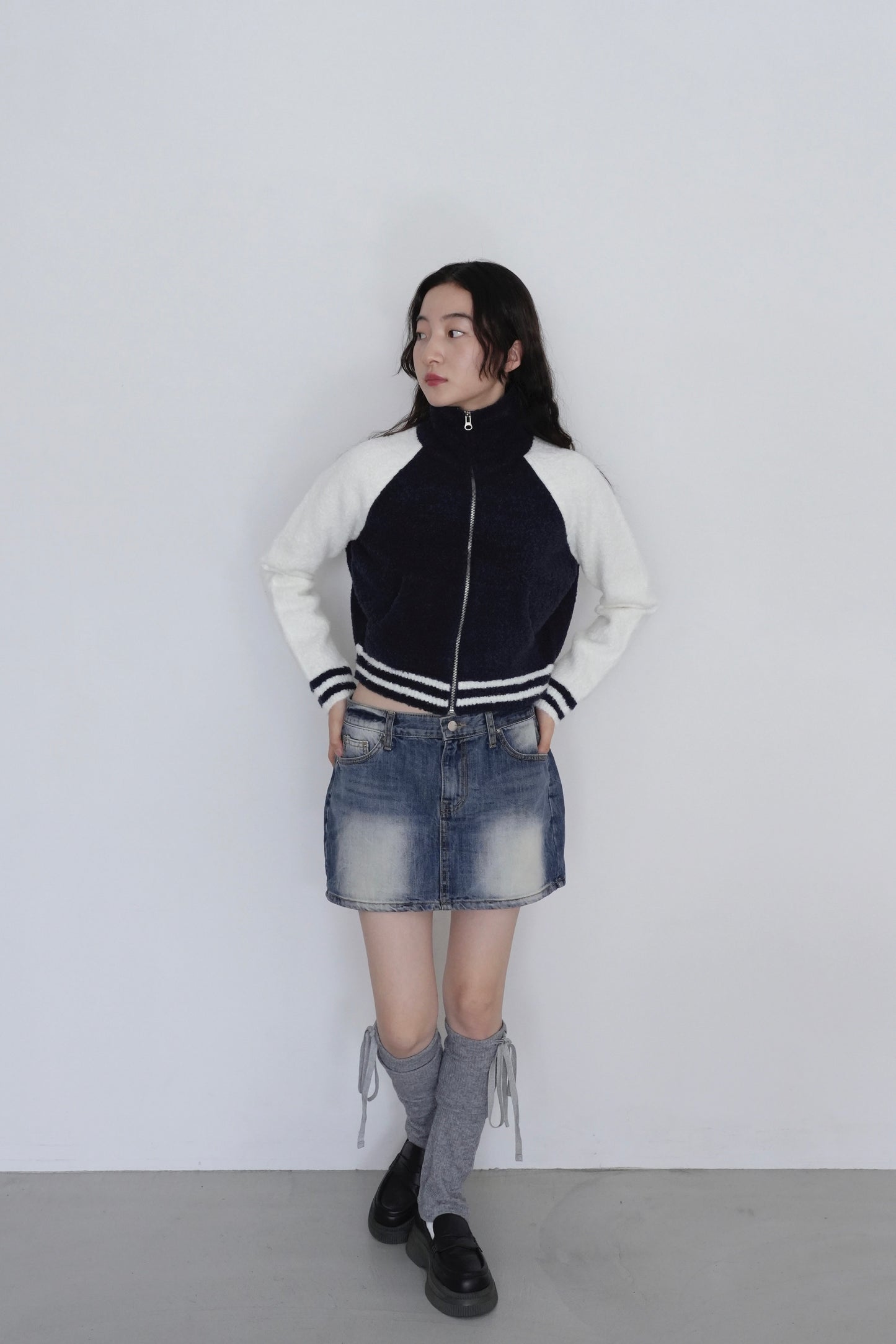 fluff jersey jacket