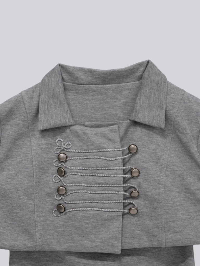 double button short jacket