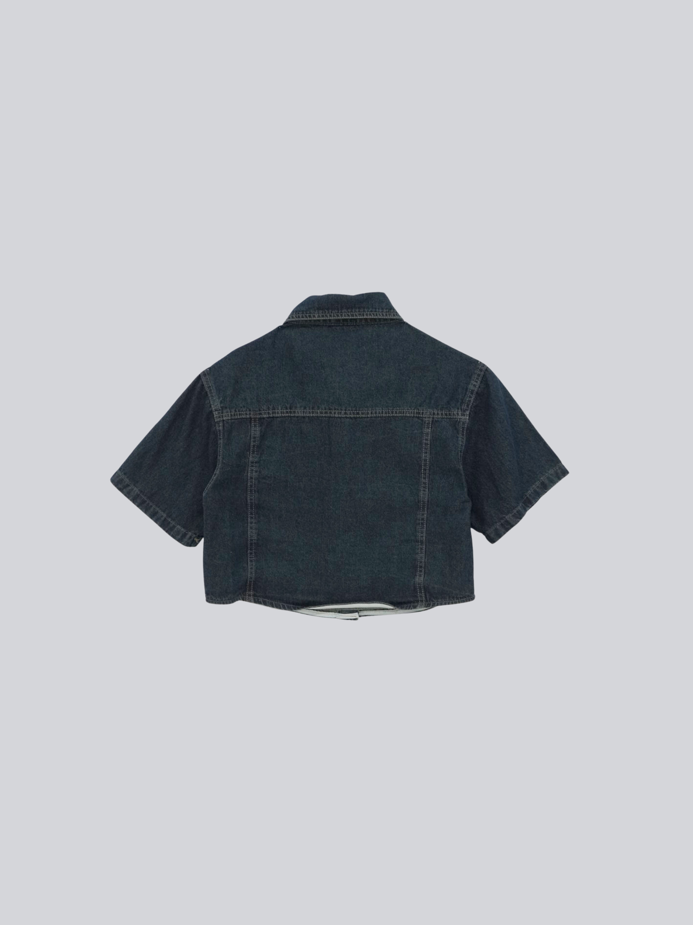 denim short jacket